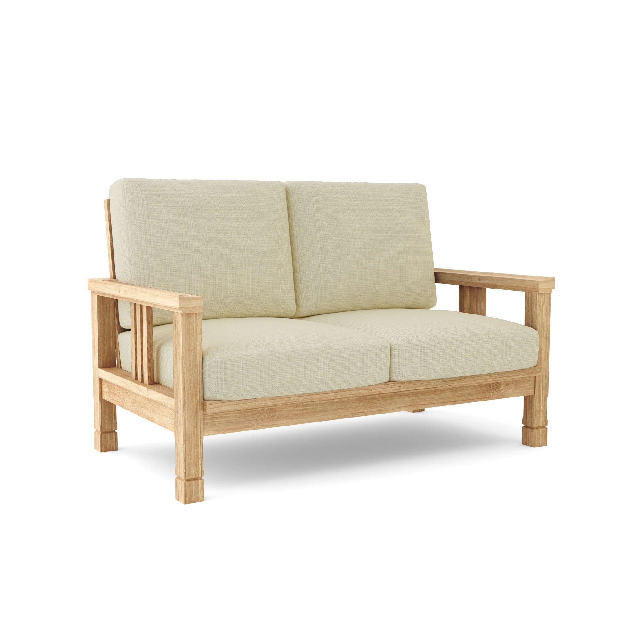 SouthBay Deep Seating Loveseat – (Linen Antique Beige) by Chapman Collection