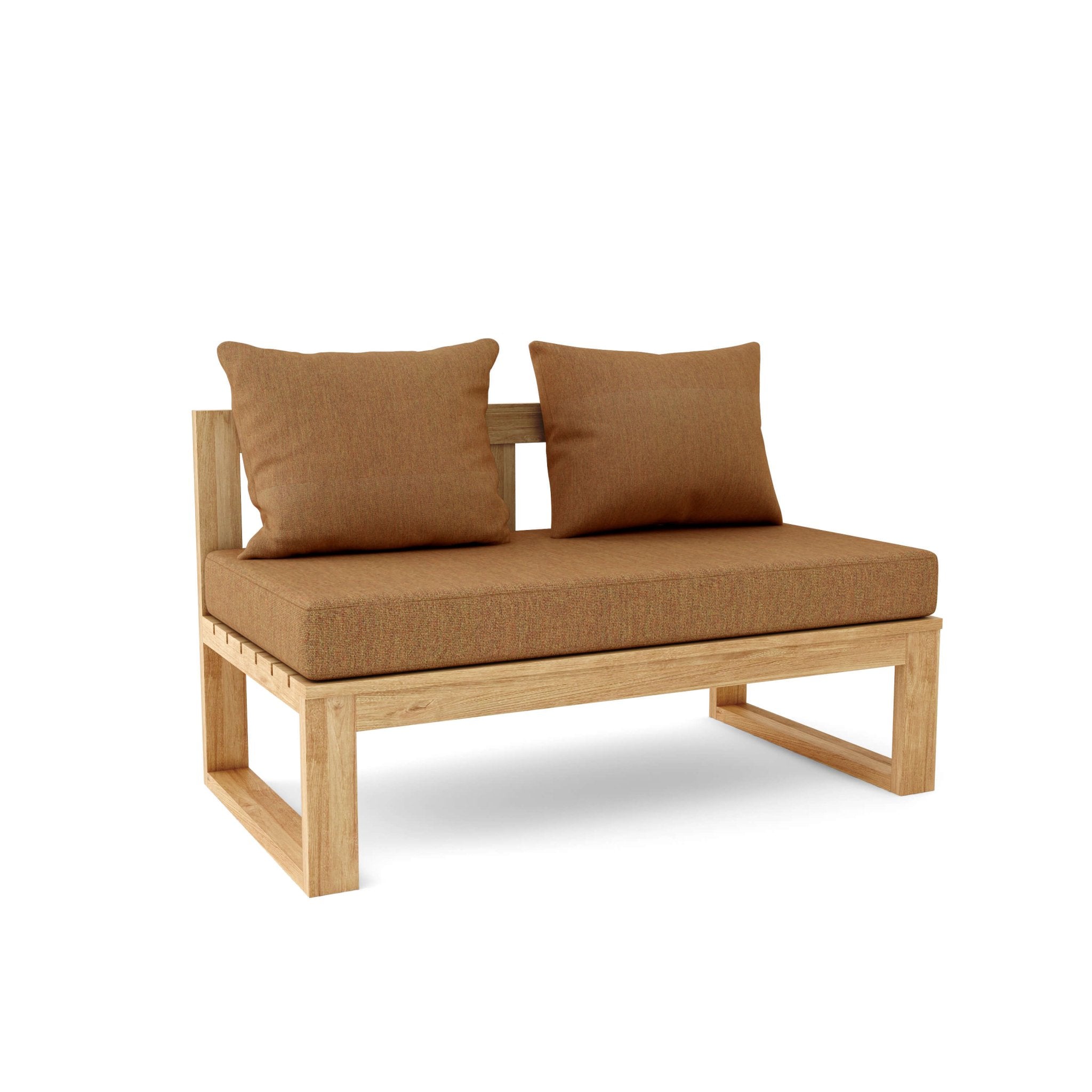 Straight Modular Deep Seating – Teak Bench (Teak) by Anderson Teak