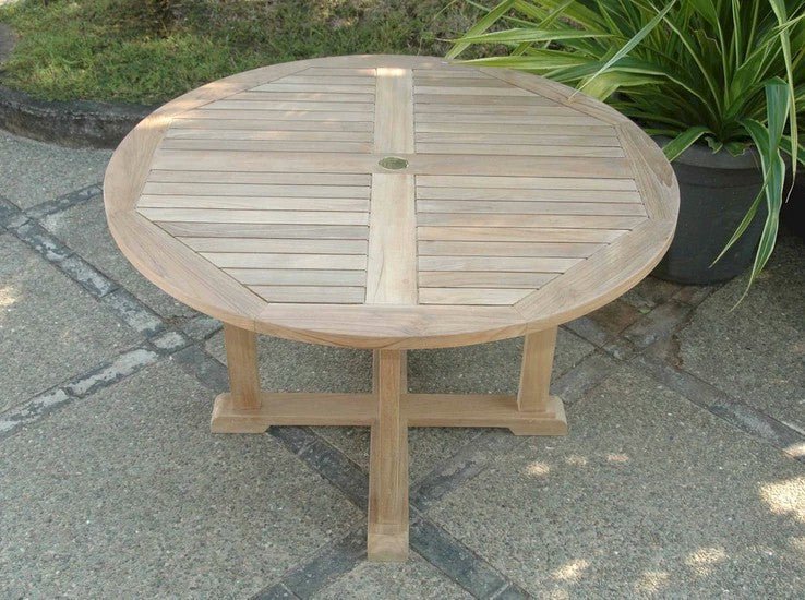Tosca Curve 5 - pc Dining Table Set – Teak Dining Set () by Anderson Teak