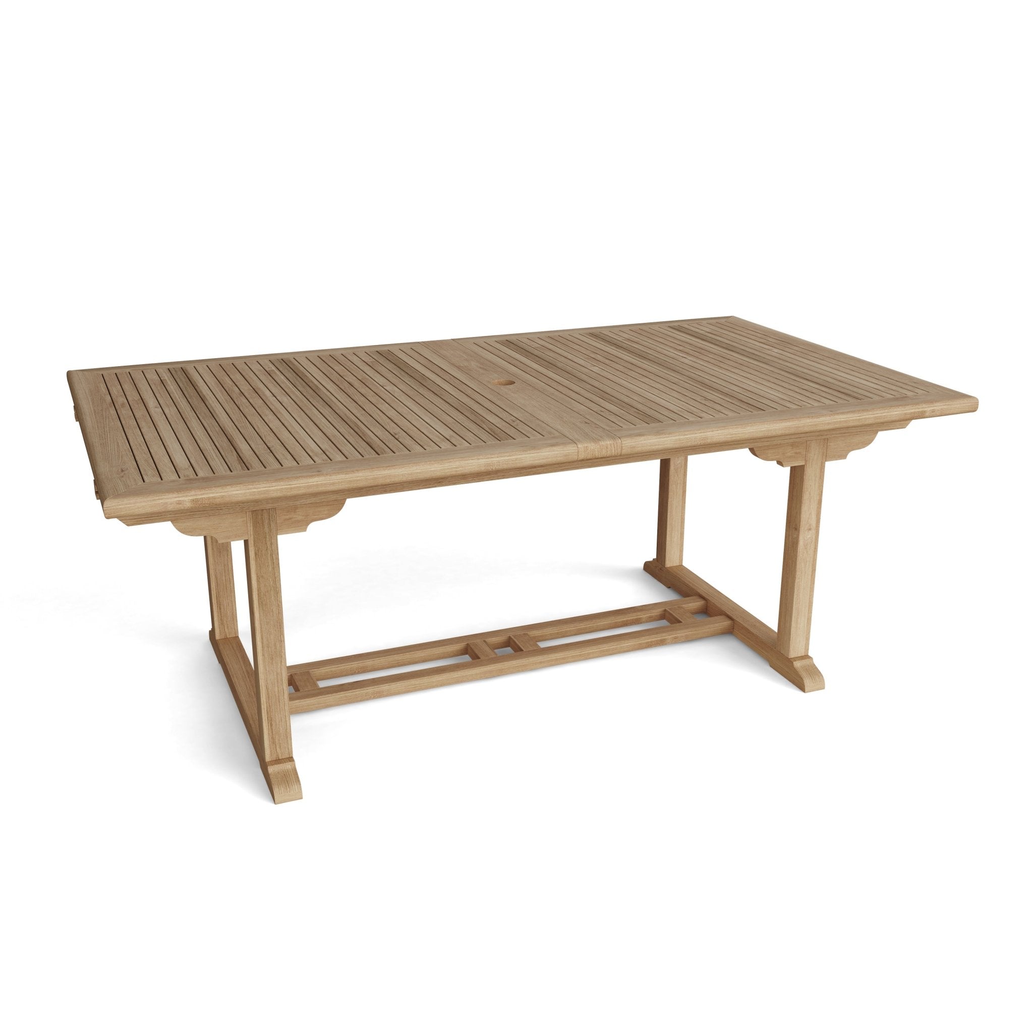 Valencia 117" Rectangular Double Extension Table – () by Anderson Teak