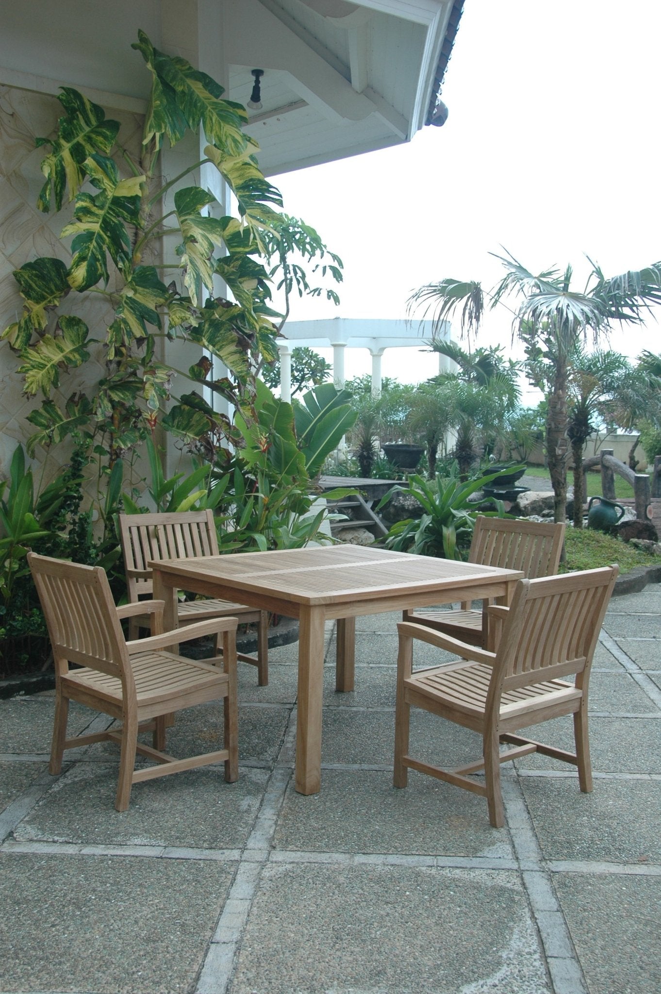 Windsor Rialto Armchair 5 - Pieces Dining Set – () by Anderson Teak