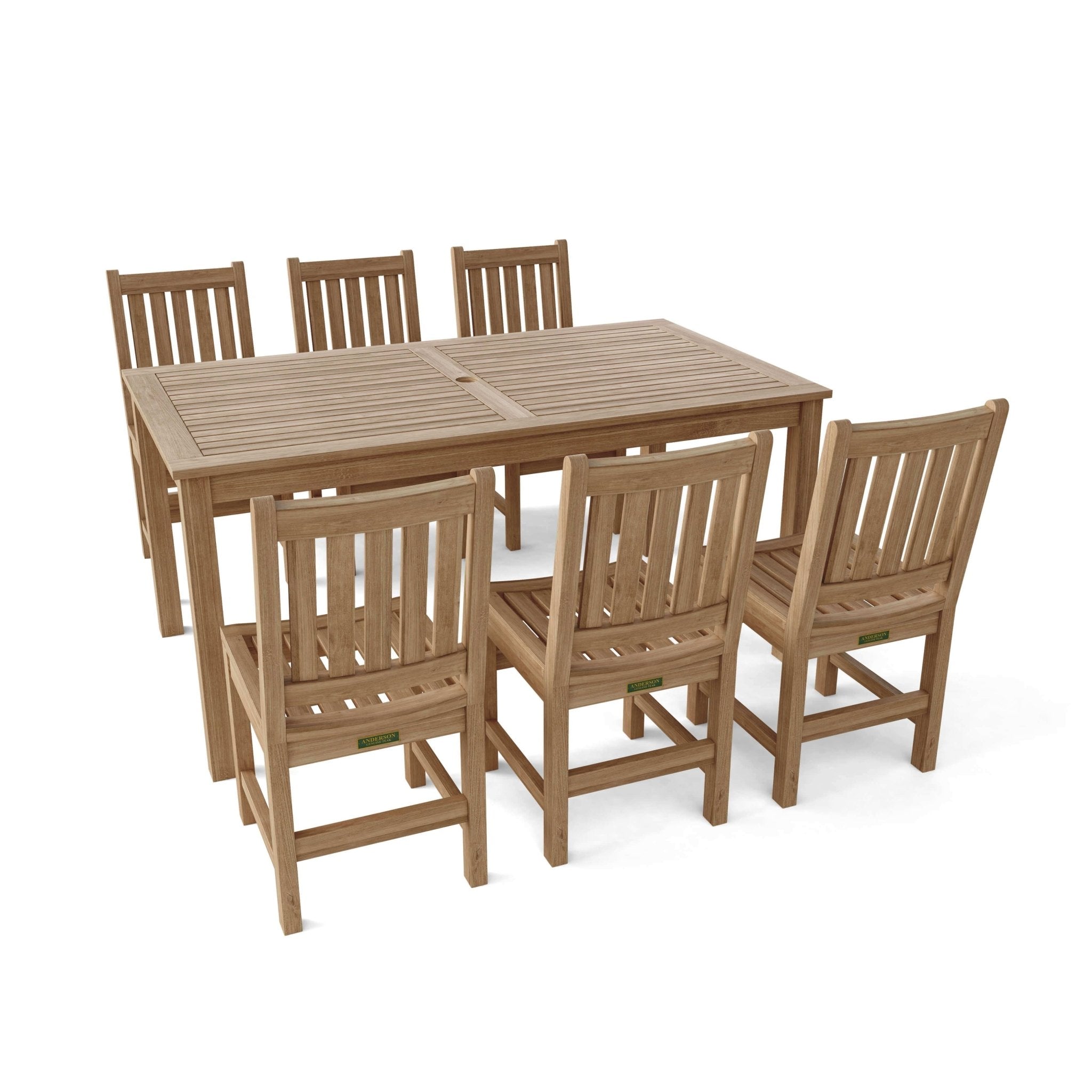 7 - Pieces Sonoma Rectangular Dining Set. – () by Anderson Teak
