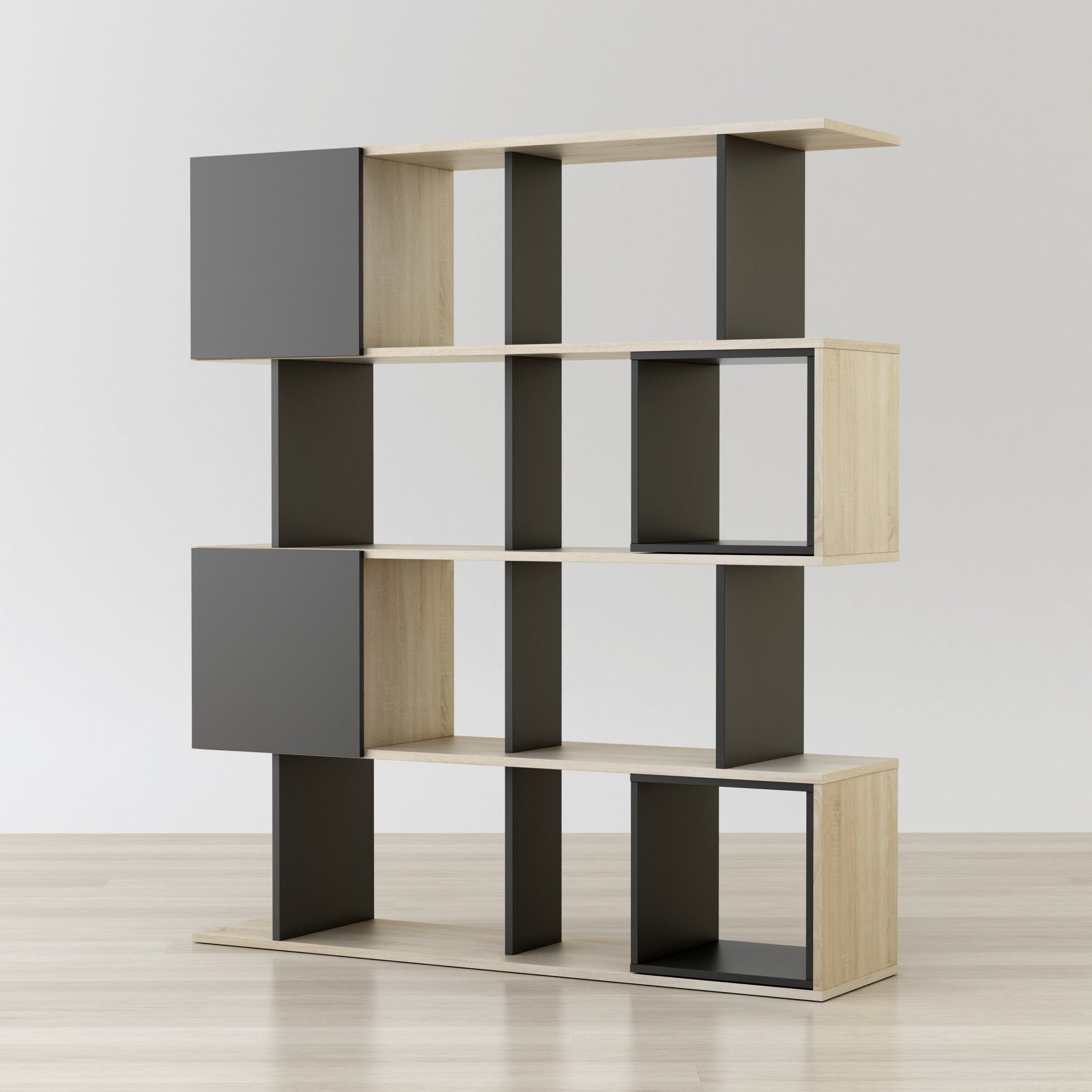 Alliance Geometric Bookcase – () by Modern Haus