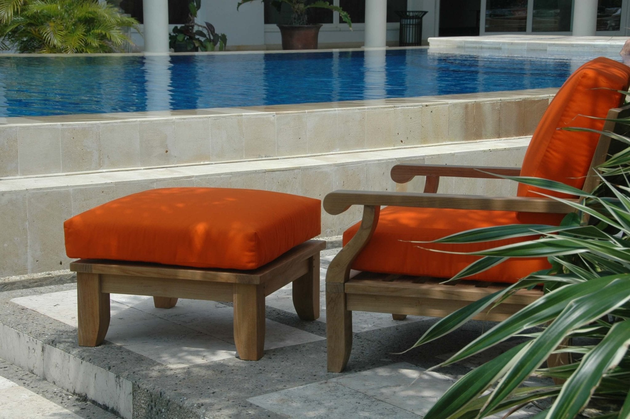 Anderson Teak Riviera Deep Seating Set – (Jockey Red) by Anderson Teak