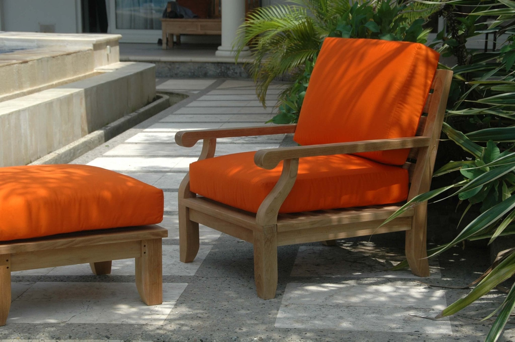 Anderson Teak Riviera Deep Seating Set – (Jockey Red) by Anderson Teak
