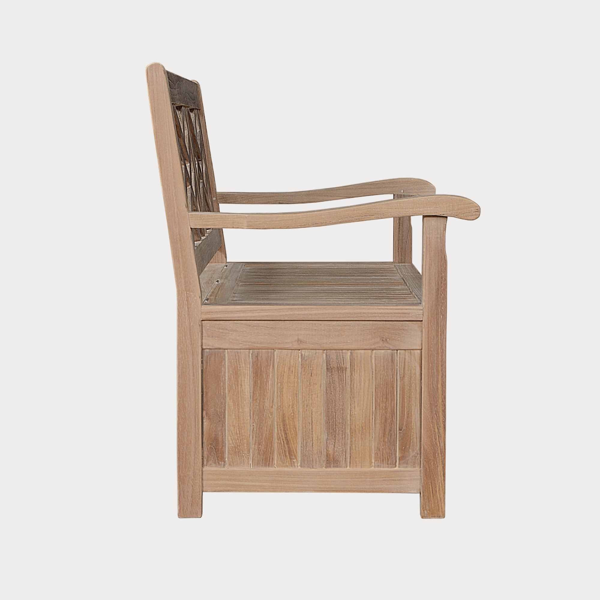 Anderson Teak Vilano Storage Bench – Teak Bench () by Anderson Teak