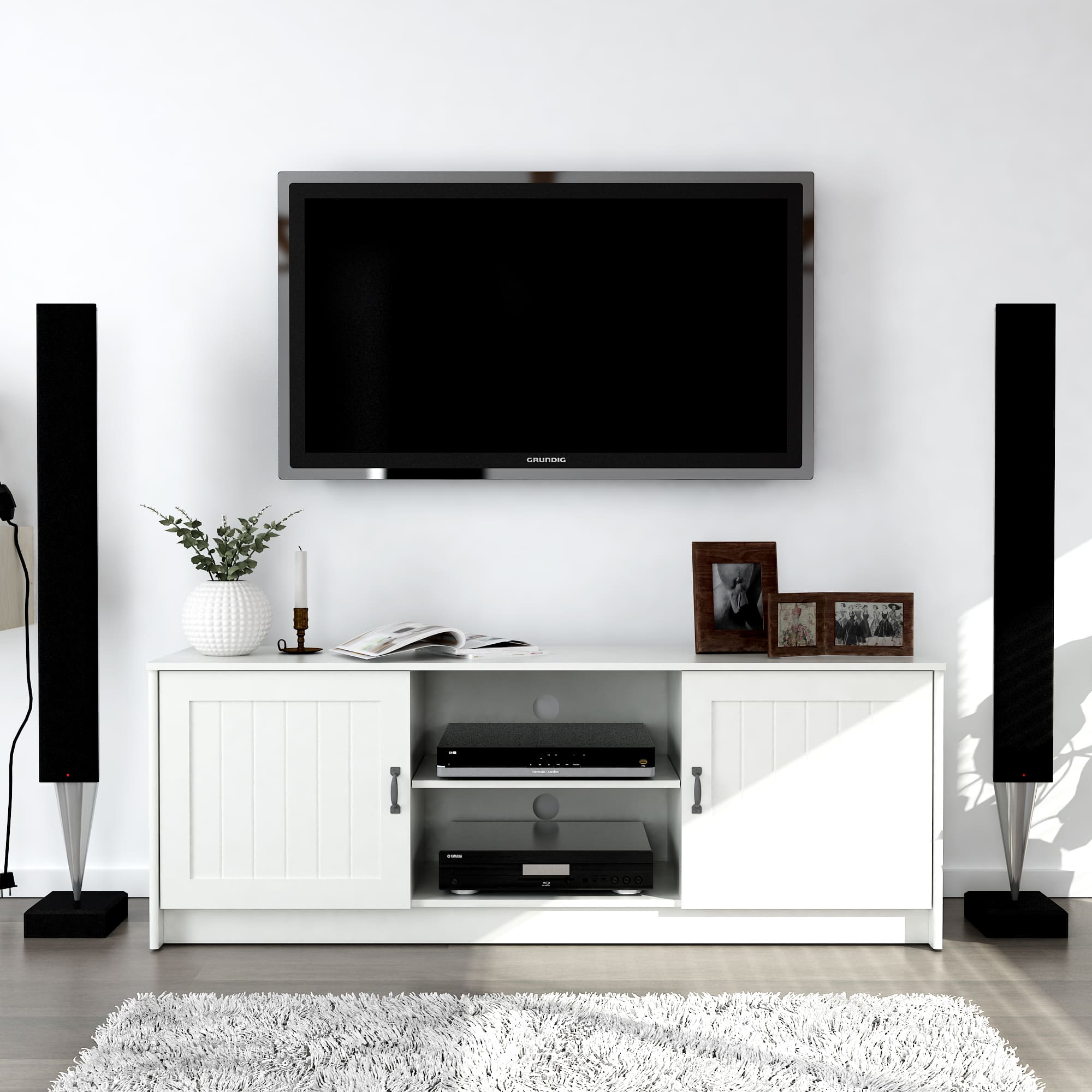 Ashley 63" TV Stand – () by Modern Haus