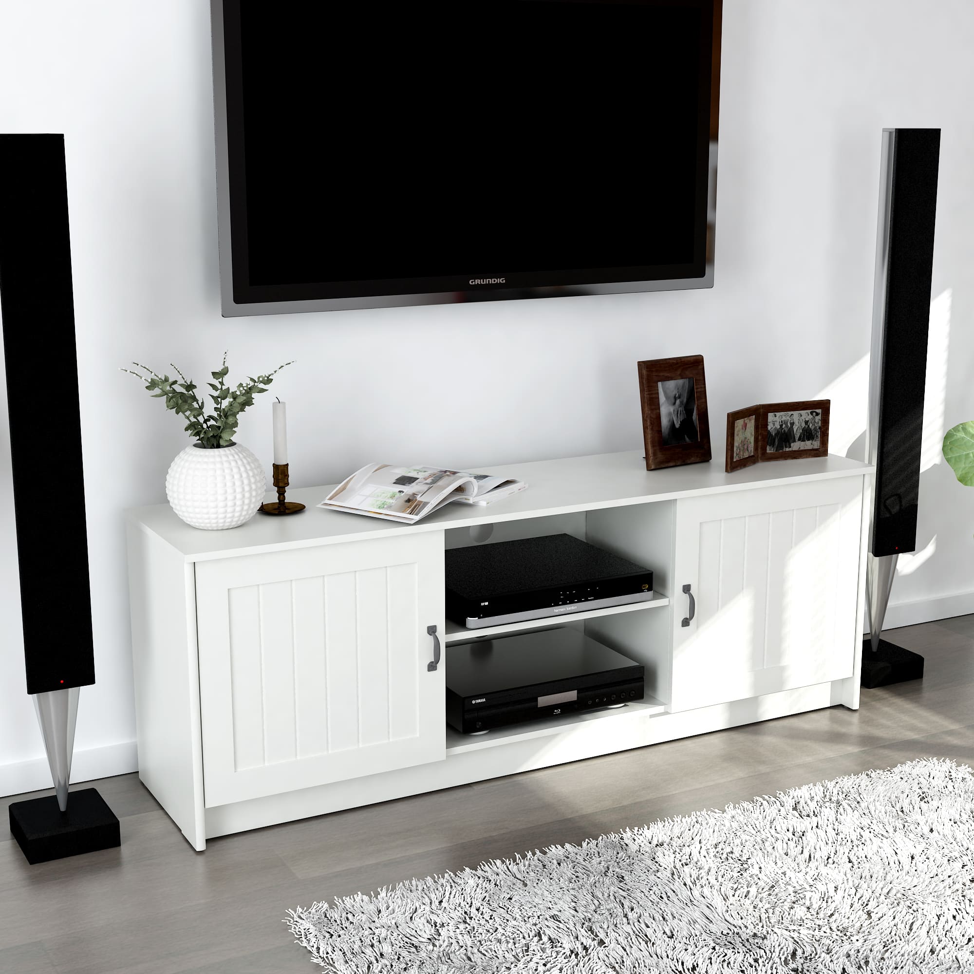 Ashley 63" TV Stand – () by Modern Haus
