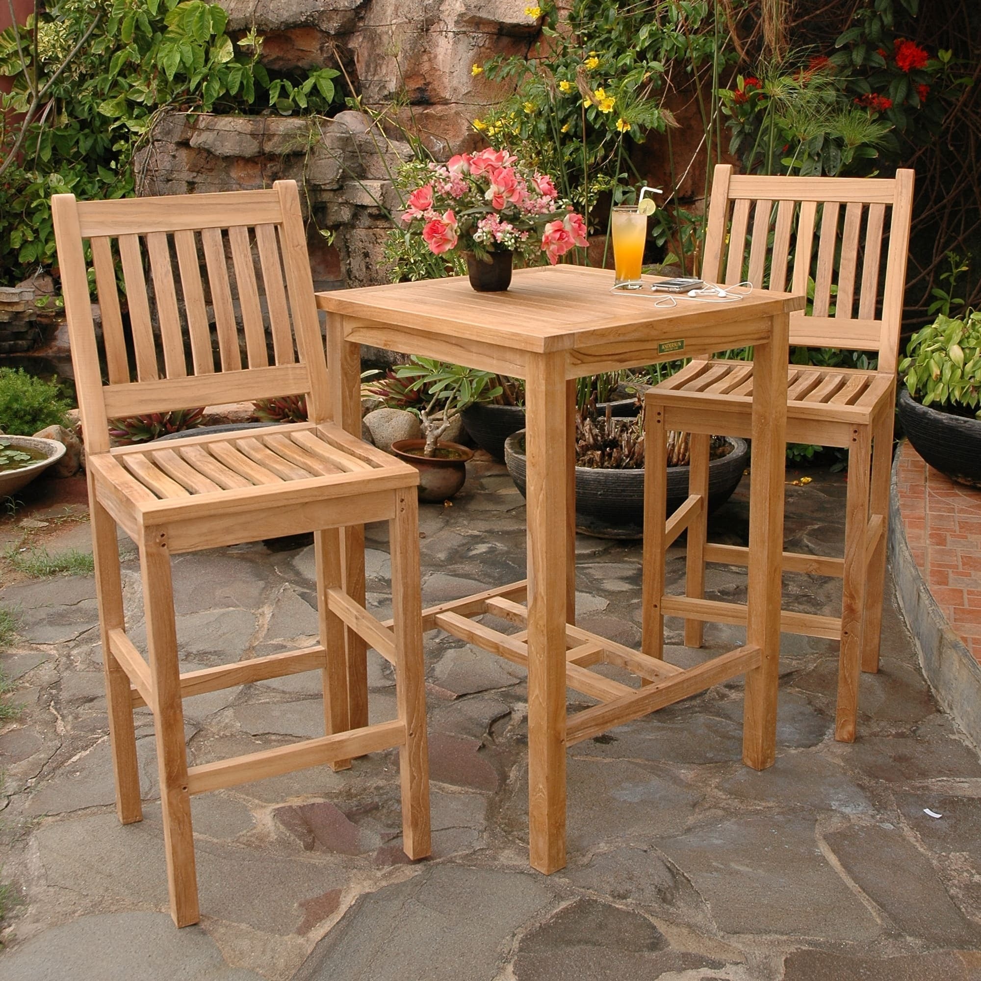 Avalon Bar Table Set – () by Anderson Teak