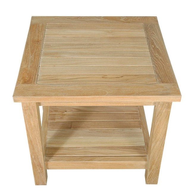 Bahama 22" Square Side Table 2 - Tier – () by Anderson Teak