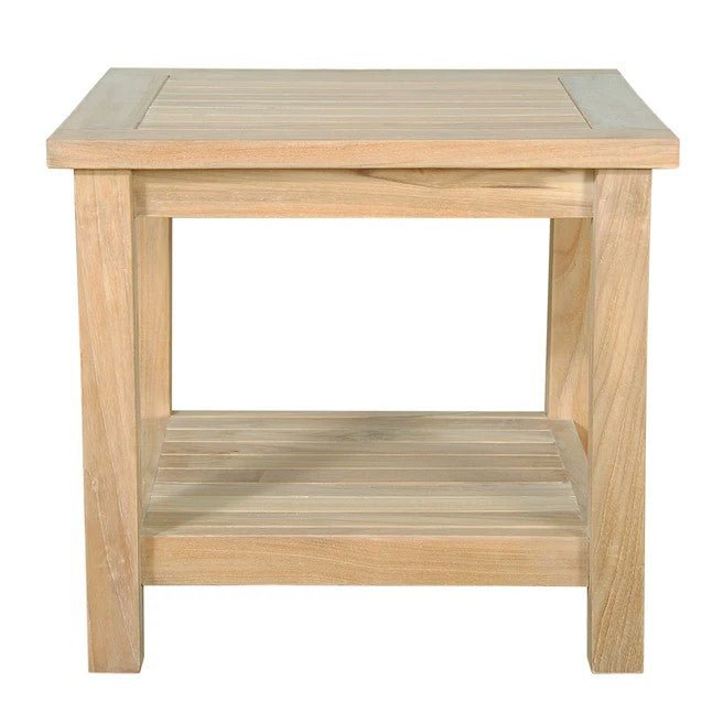 Bahama 22" Square Side Table 2 - Tier – () by Anderson Teak