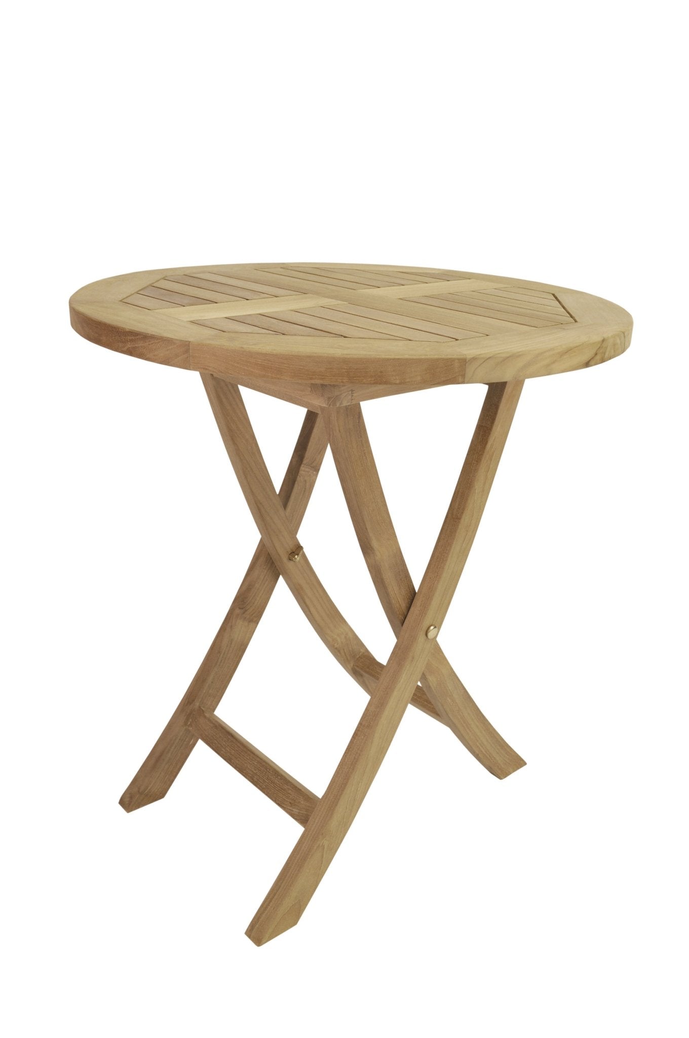 Bahama 27" Round Folding Table – () by Anderson Teak