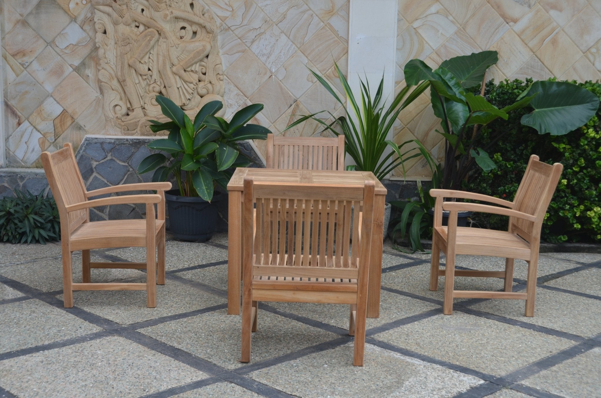 Bahama 5 - pc Bistro Table Set – () by Anderson Teak