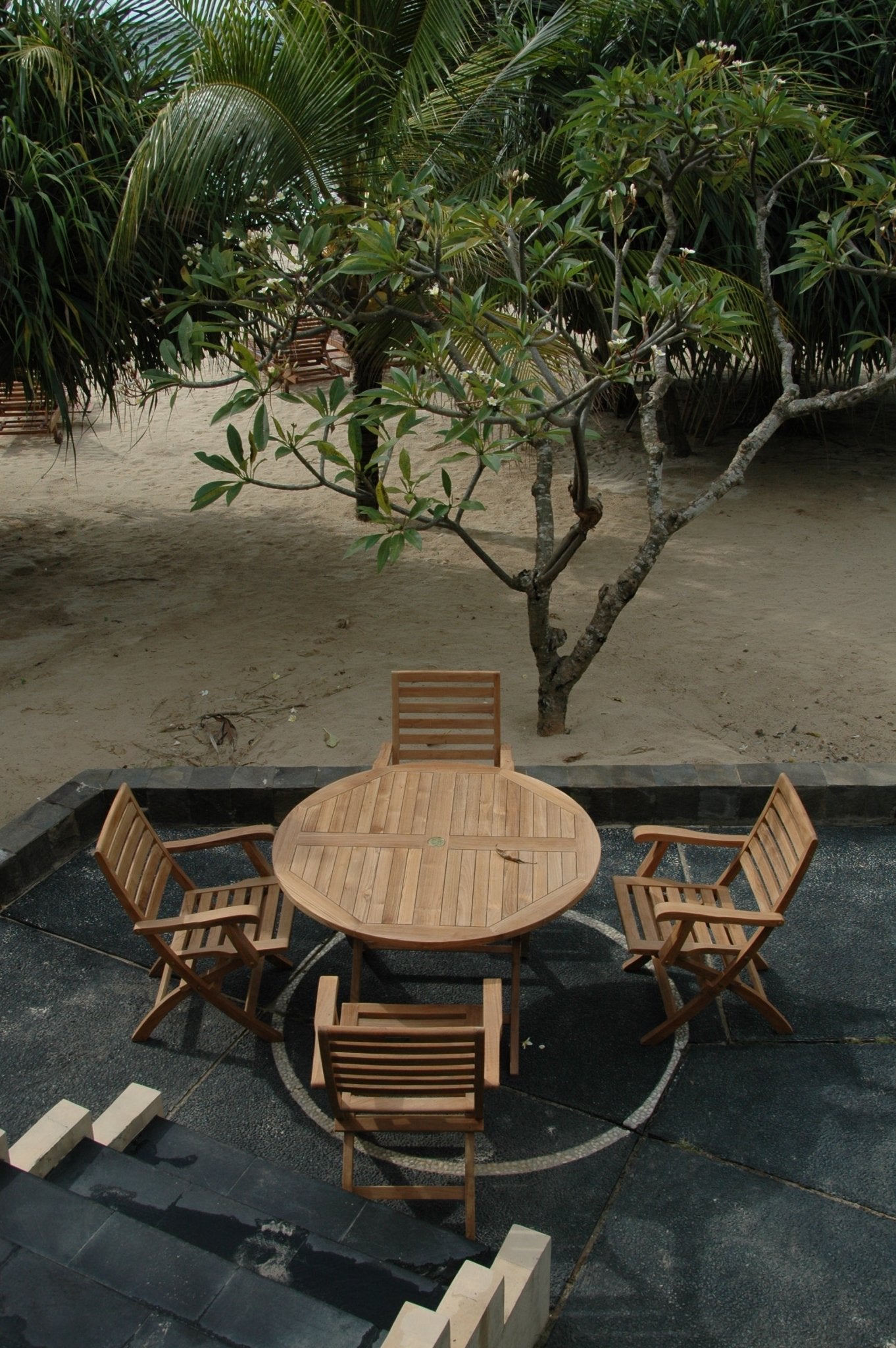 Bahama Andrew 5 - pc Dining Table Set – Teak Dining Set () by Anderson Teak