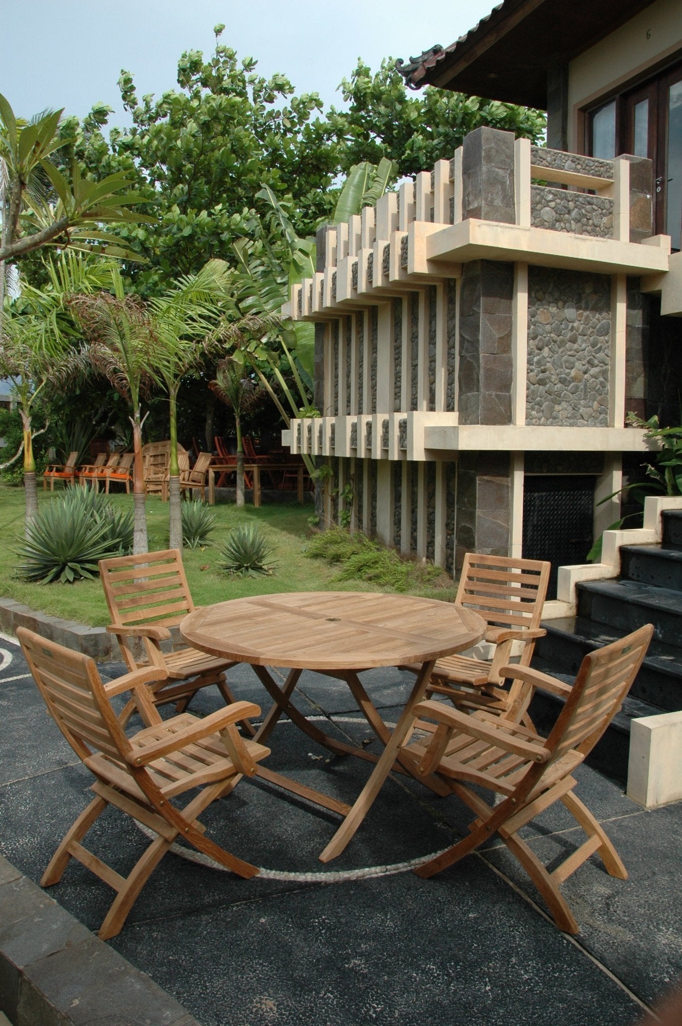 Bahama Andrew 5 - pc Dining Table Set – Teak Dining Set () by Anderson Teak