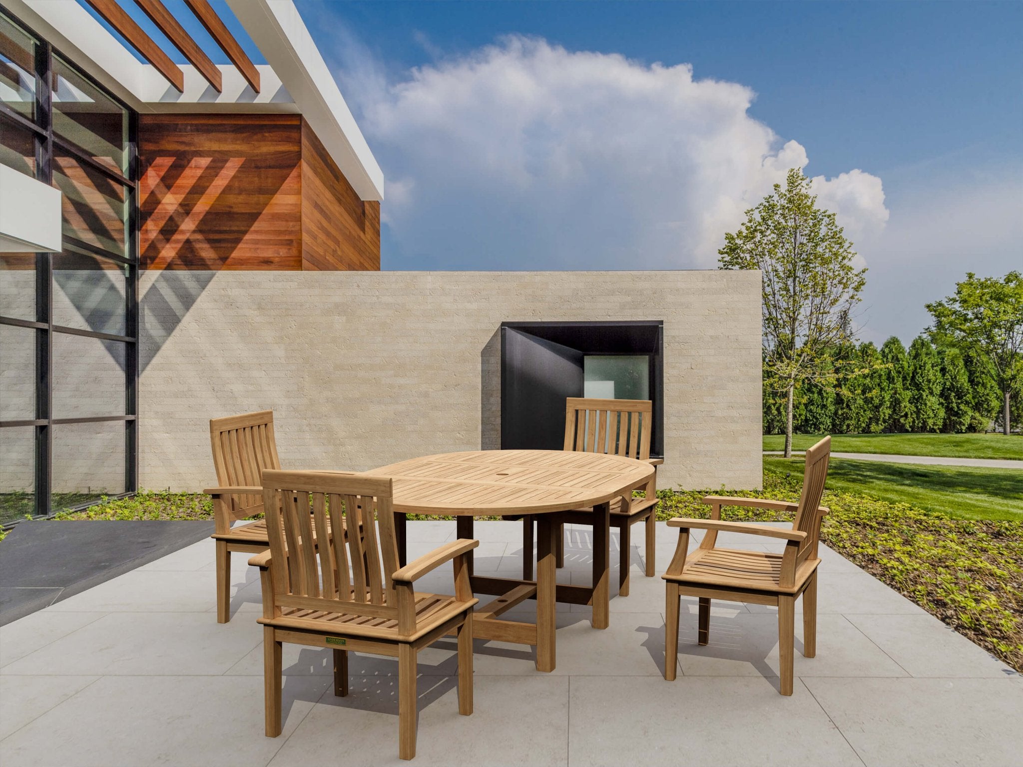 Bahama Brianna 5 - pc Dining Table Set – (None) by Anderson Teak