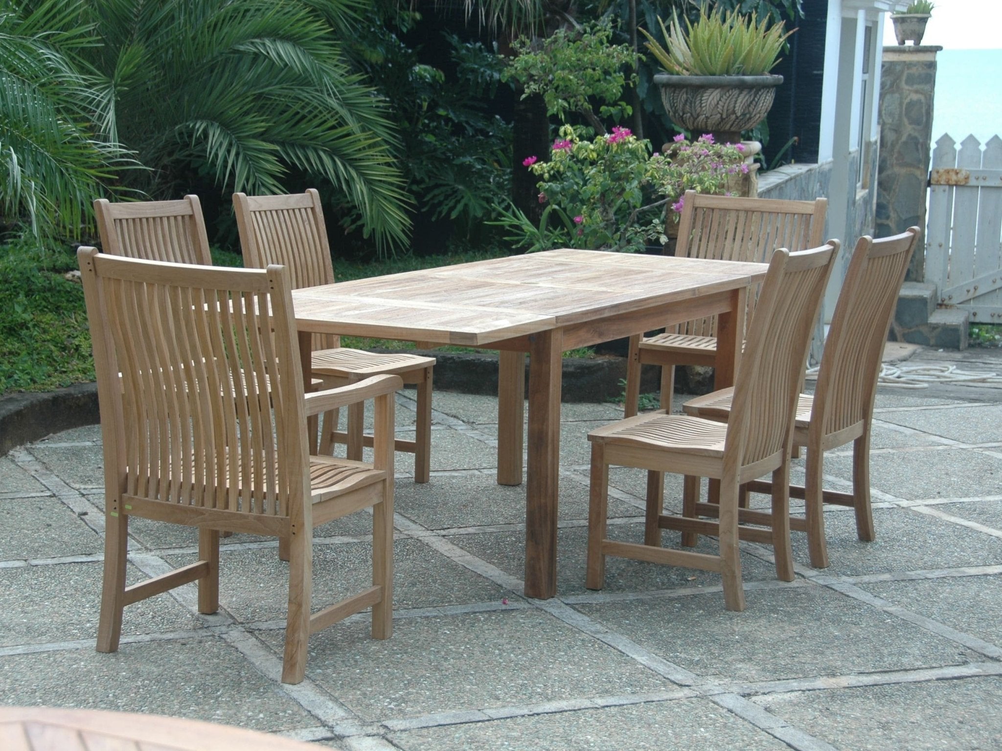 Bahama Chicago 7 - pc Dining Table Set – () by Anderson Teak
