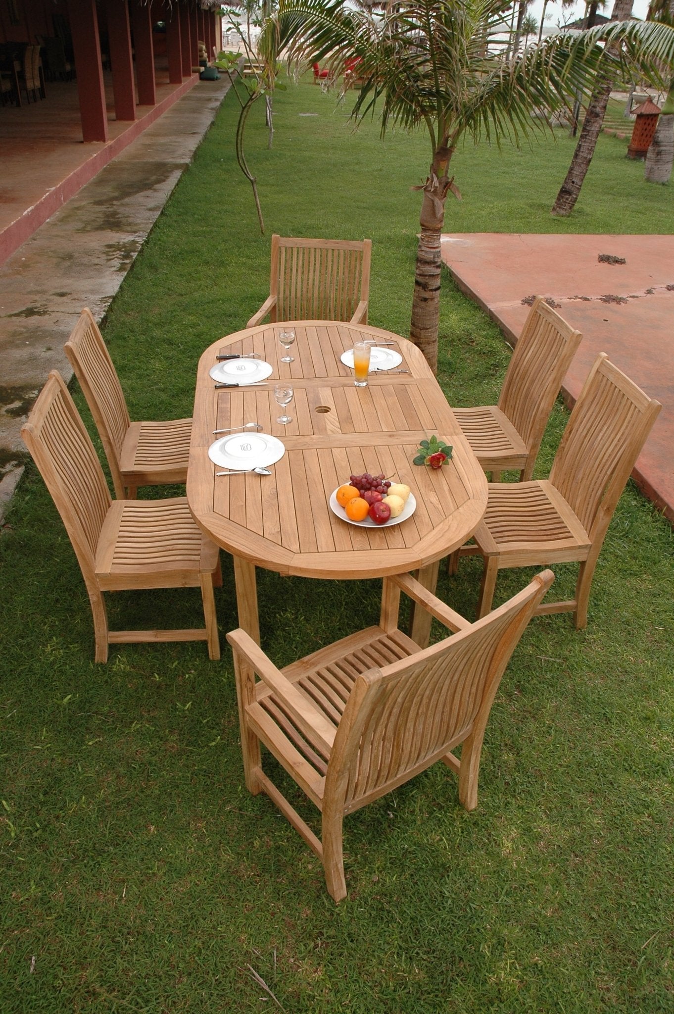 Bahama Chicago 7 - pc Dining Table Set – () by Anderson Teak