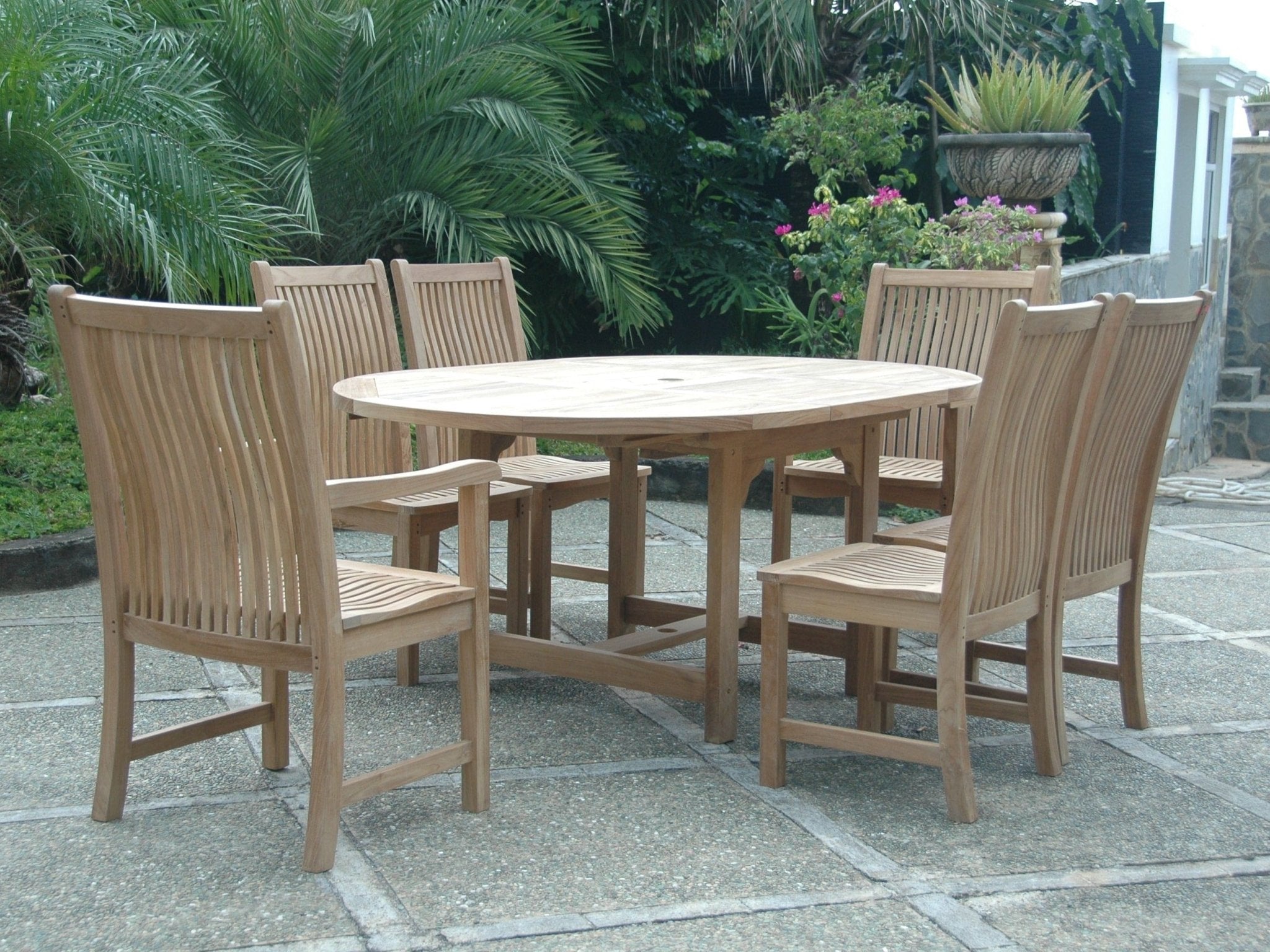 Bahama Chicago 7 - pc Dining Table Set – () by Anderson Teak