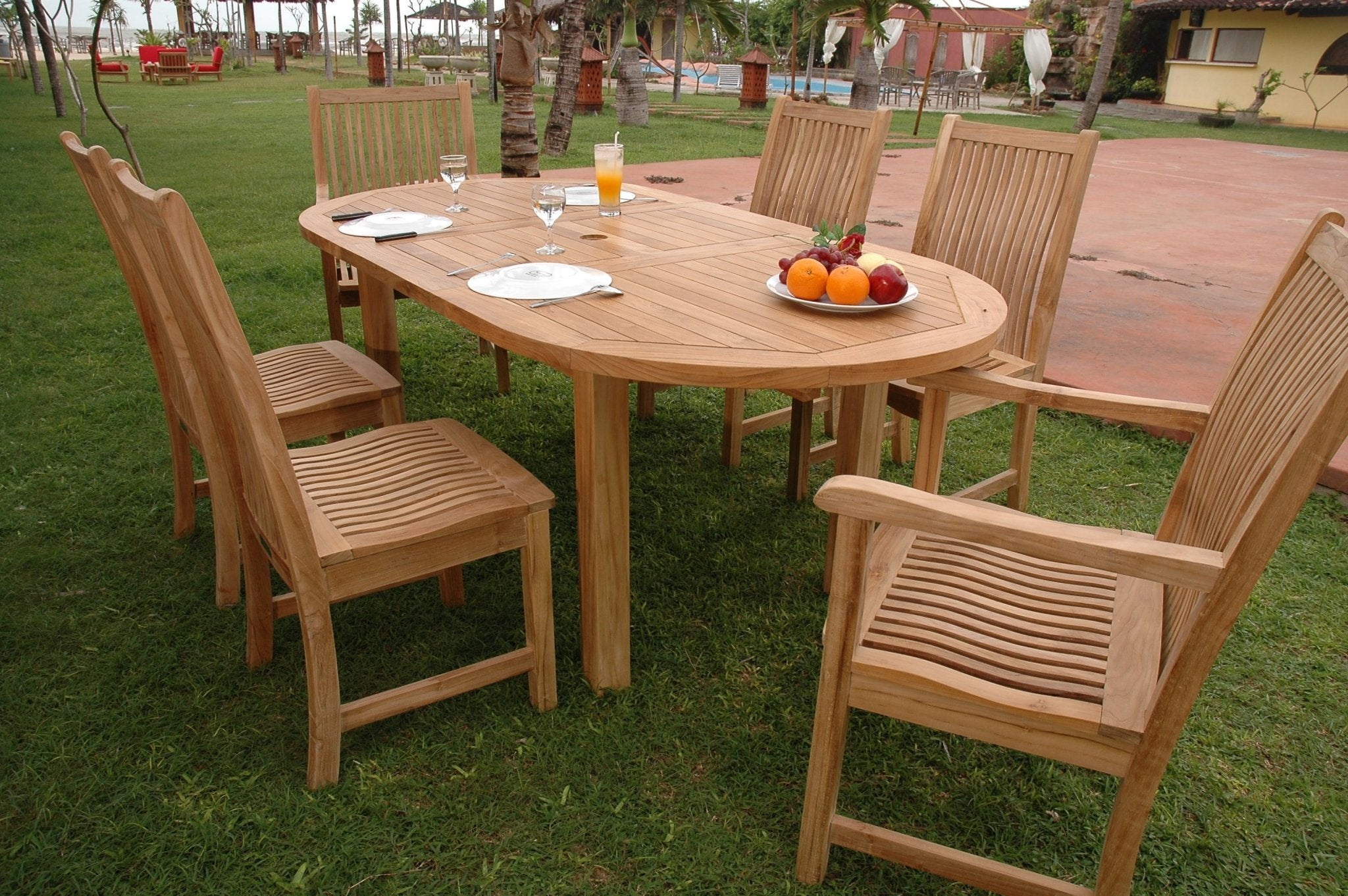 Bahama Chicago 7 - pc Dining Table Set – () by Anderson Teak