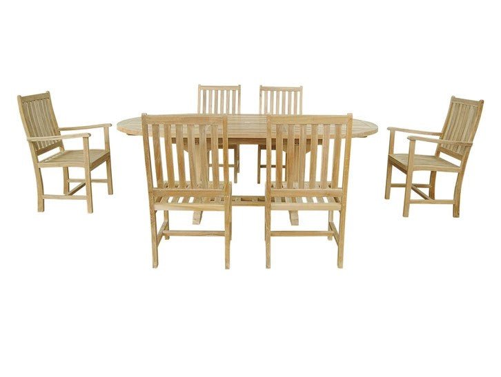 Bahama Wilshire 7 - pc Dining Table Set – () by Anderson Teak