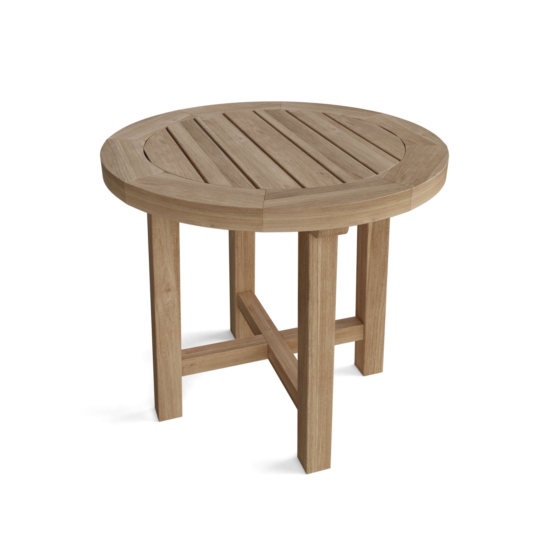 Belford 20" Round Side Table – Side Table () by Anderson Teak
