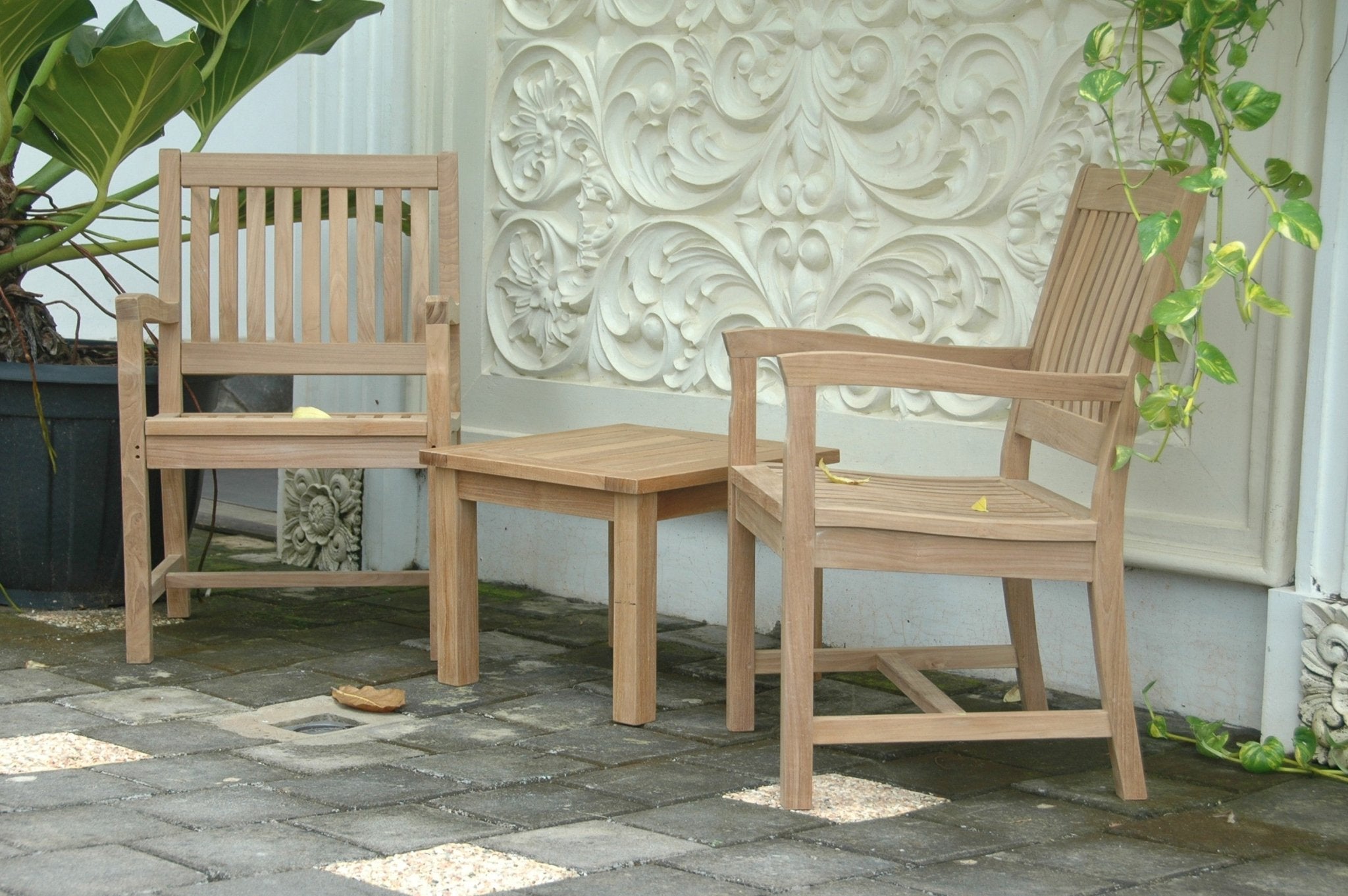 Bistro 3 - pc Table Set – () by Anderson Teak