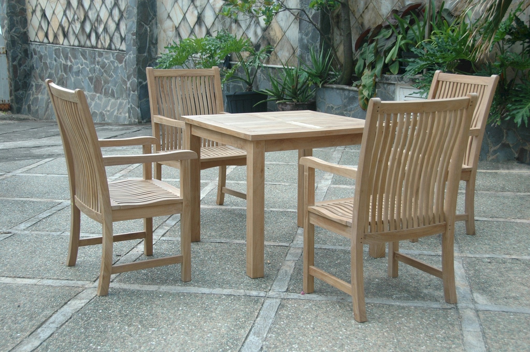 Bistro 5 - pc Table Set – () by Anderson Teak
