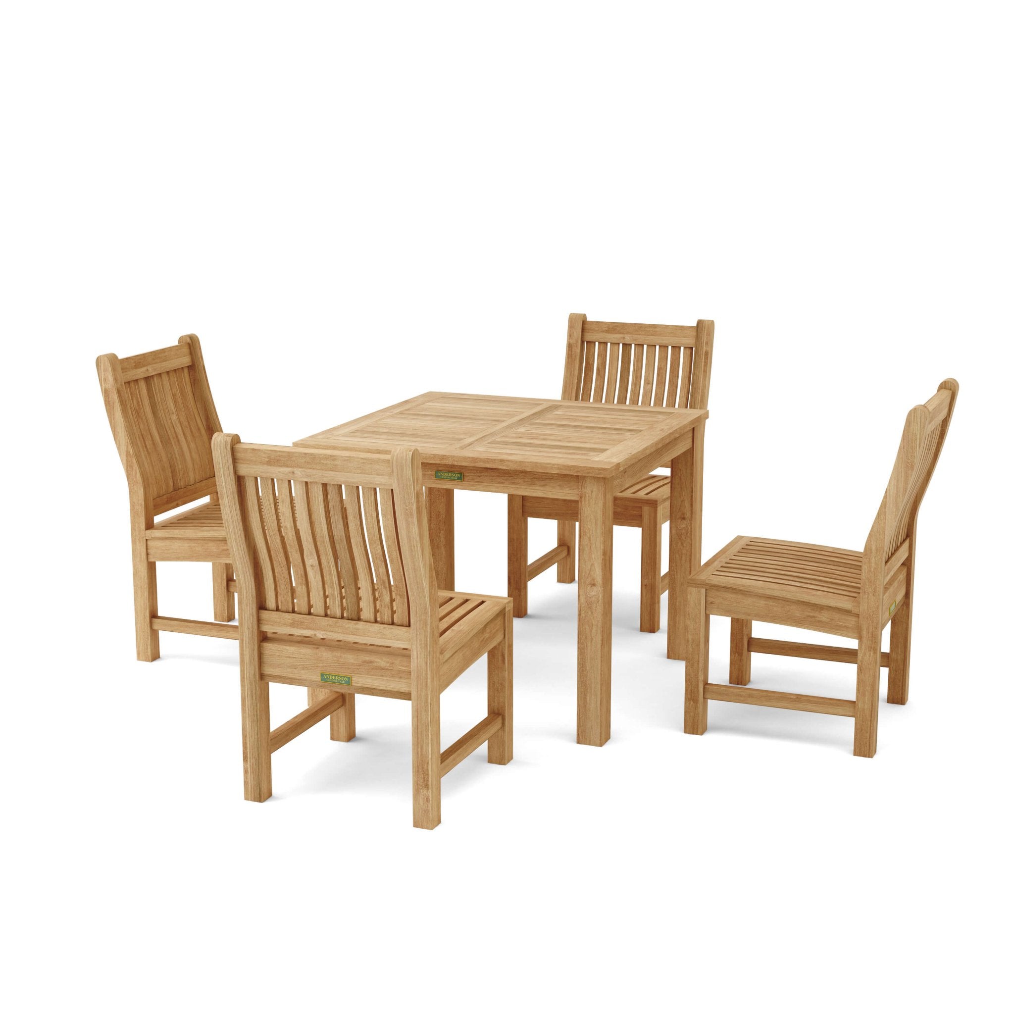 Bistro 5 - pc Table Set – Teak Dining Set () by Anderson Teak