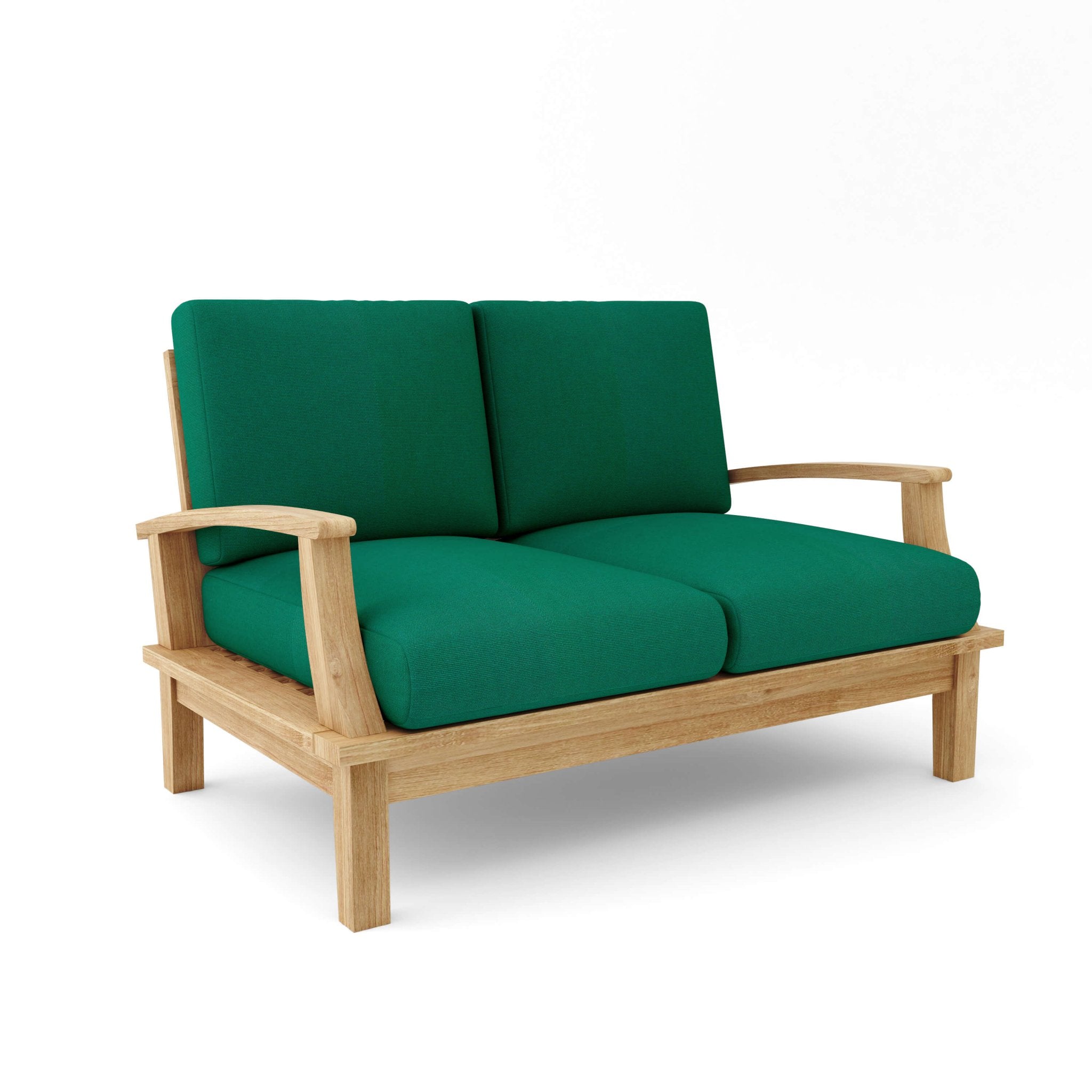 Brianna Deep Seating Loveseat – (Forest Green) by Anderson Teak