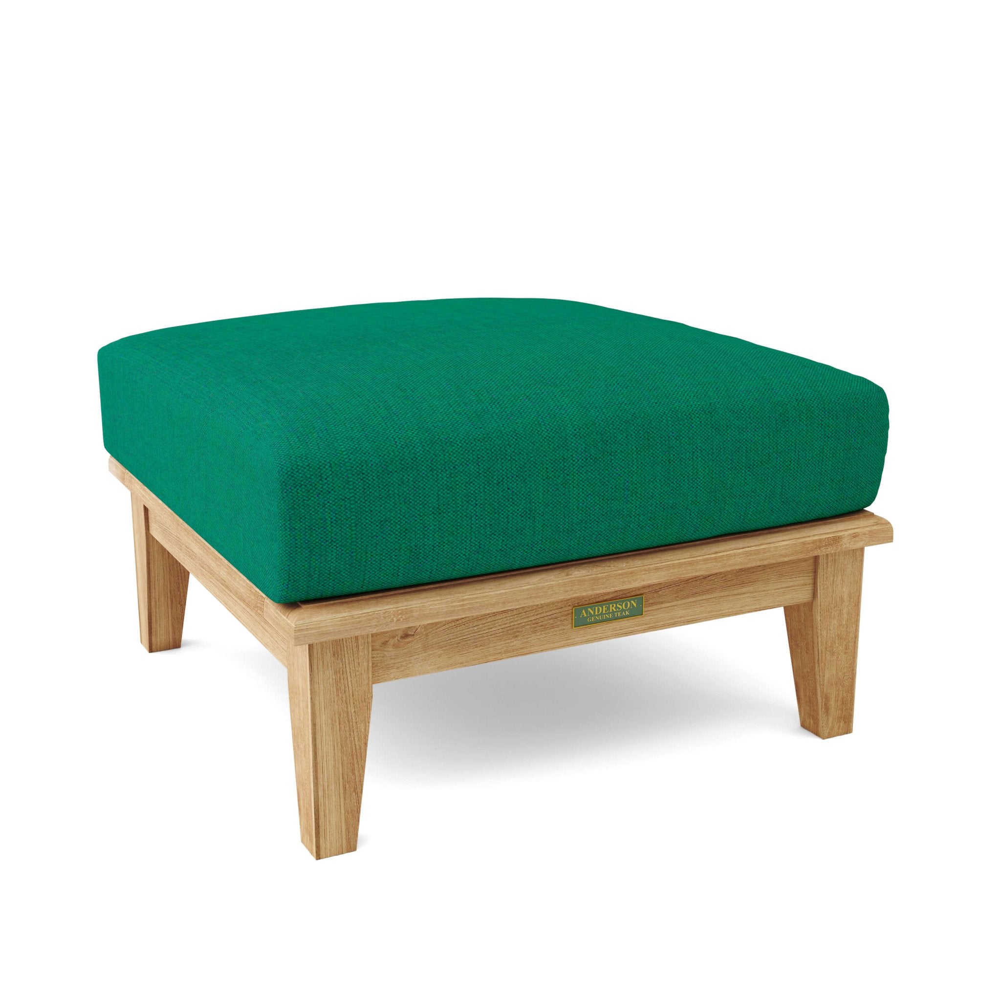 Brianna Deep Seating Ottoman – (Forest Green) by Anderson Teak