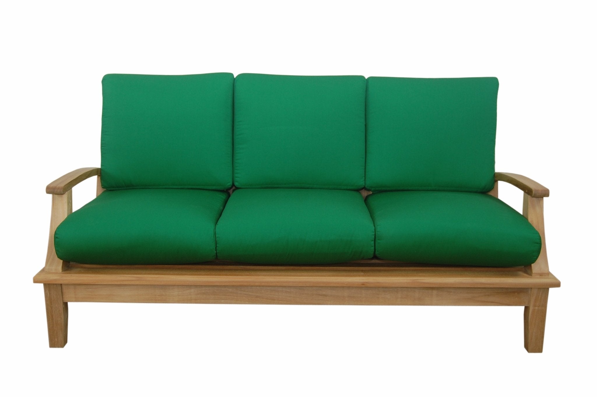Brianna Deep Seating Sofa – Teak Sofa (Jockey Red) by Anderson Teak