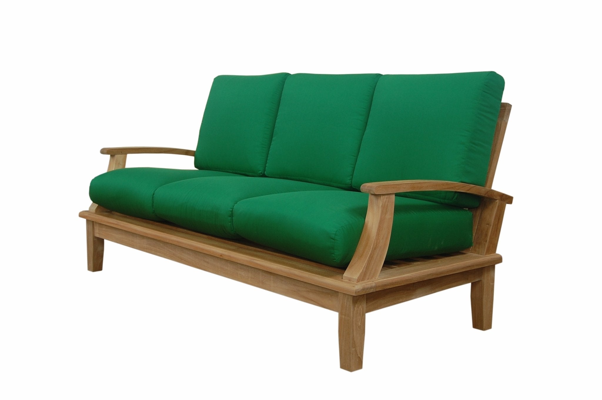 Brianna Deep Seating Sofa – Teak Sofa (Jockey Red) by Anderson Teak