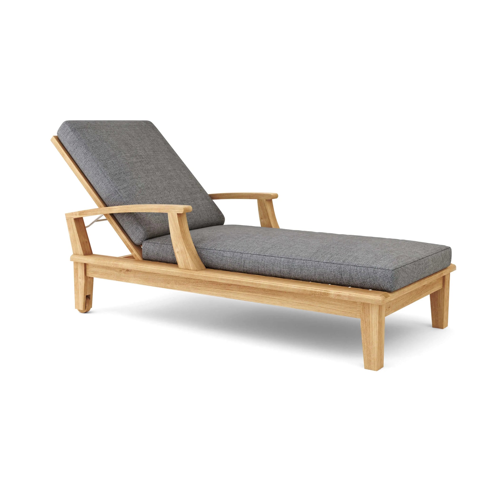 Brianna Sun Lounger – Teak Daybed (No Cushion) by Anderson Teak