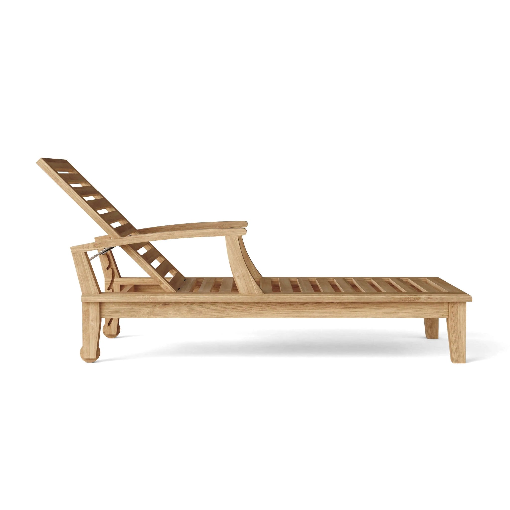 Brianna Sun Lounger – Teak Daybed (No Cushion) by Anderson Teak