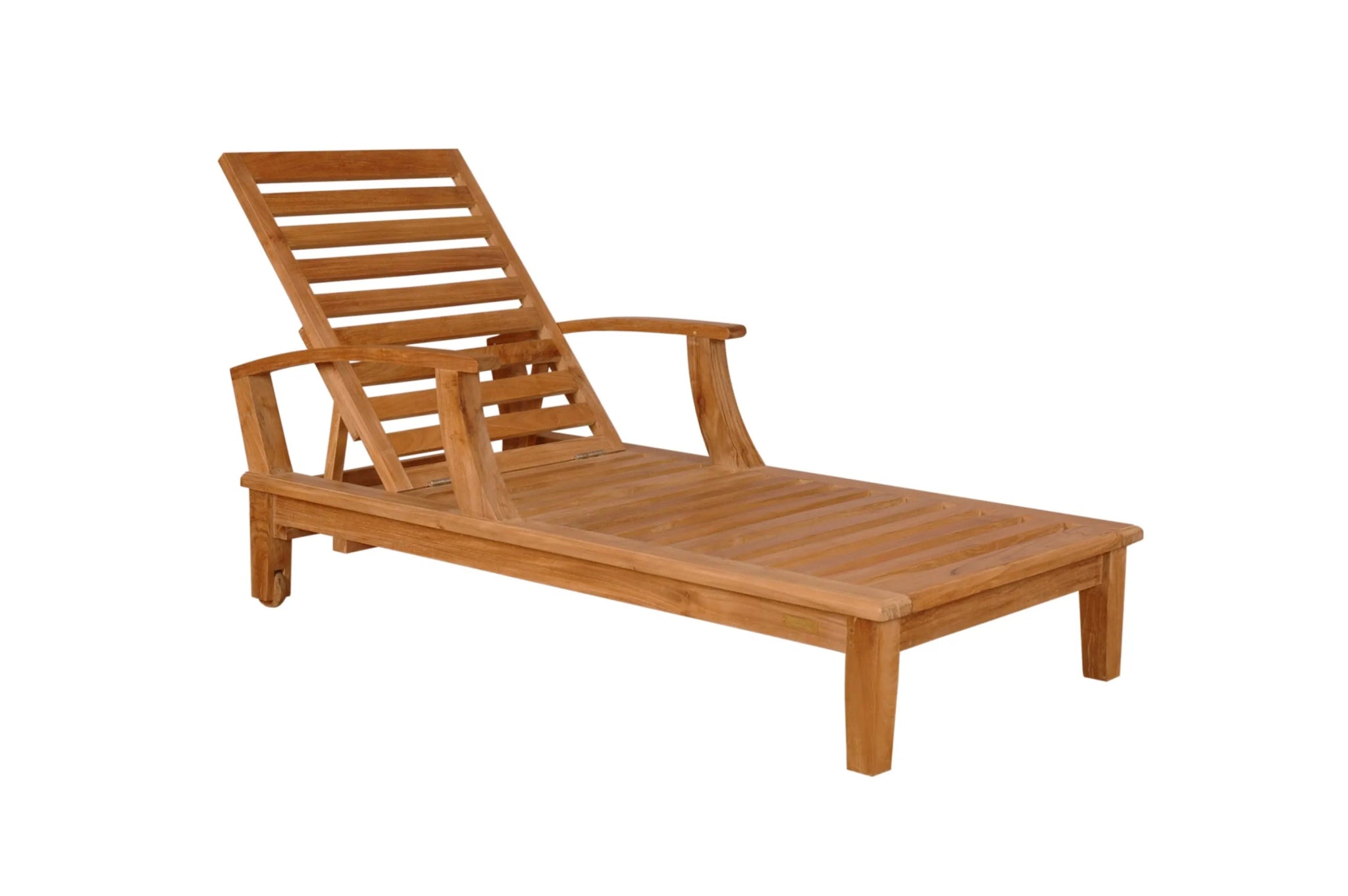 Brianna Sun Lounger – Teak Daybed (No Cushion) by Anderson Teak