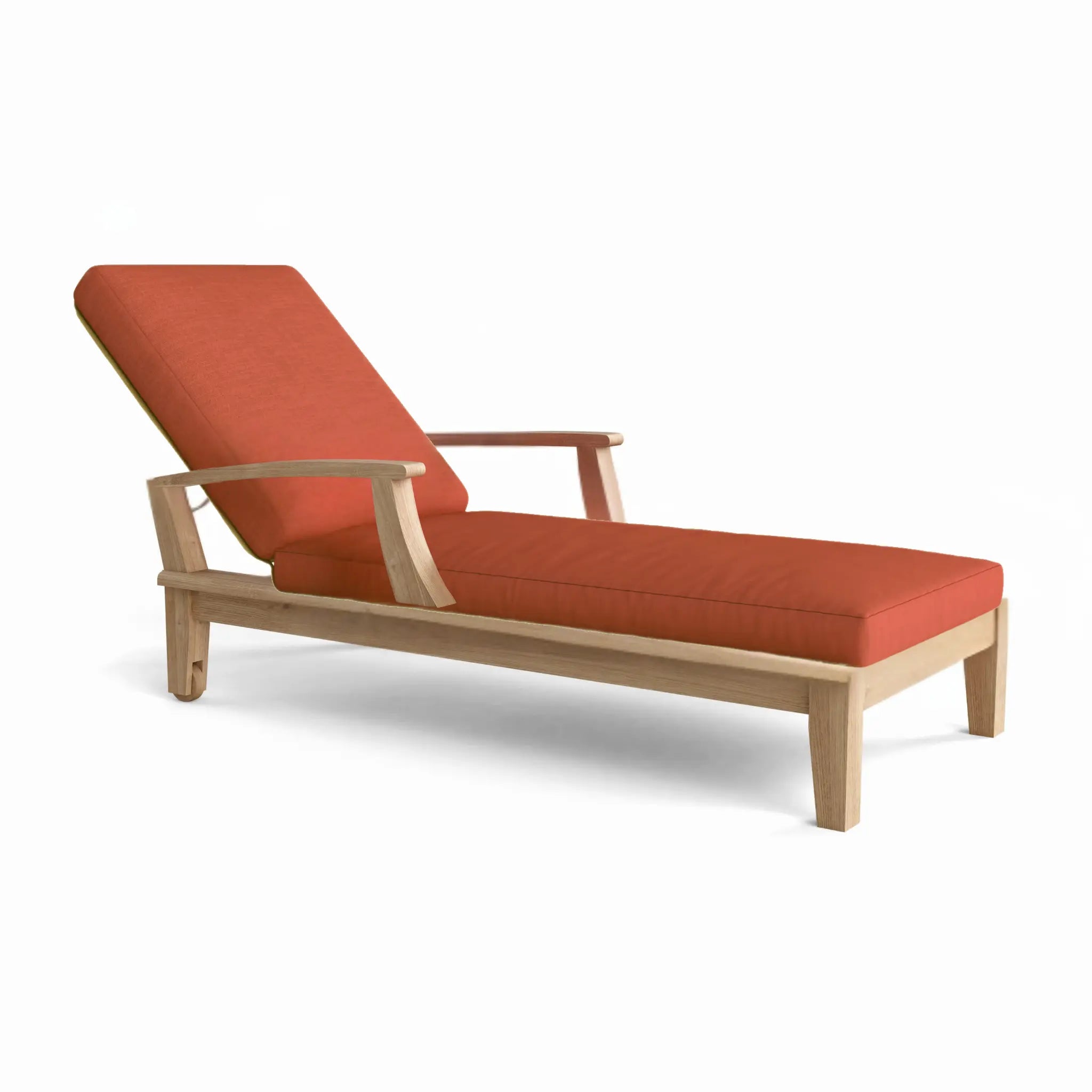 Brianna Sun Lounger – Teak Daybed (No Cushion) by Anderson Teak