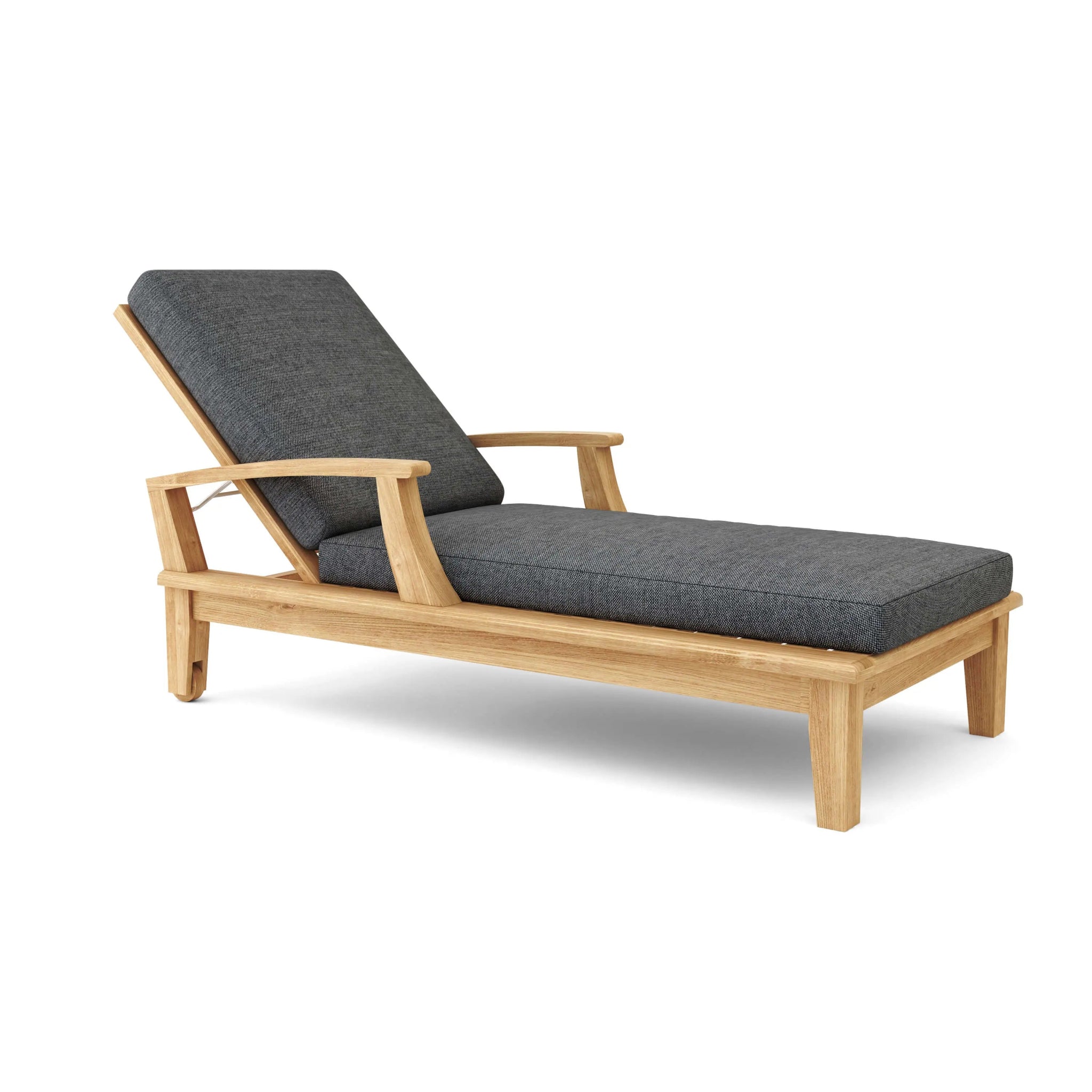 Brianna Sun Lounger – Teak Daybed (No Cushion) by Anderson Teak