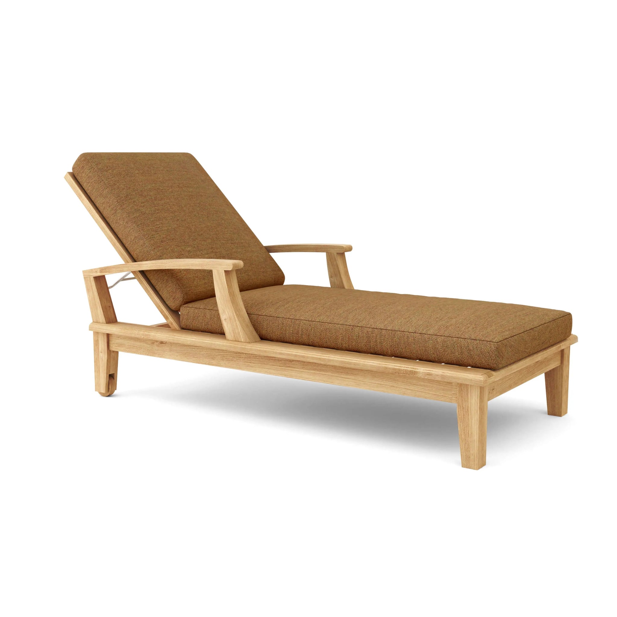 Brianna Sun Lounger – Teak Daybed (No Cushion) by Anderson Teak