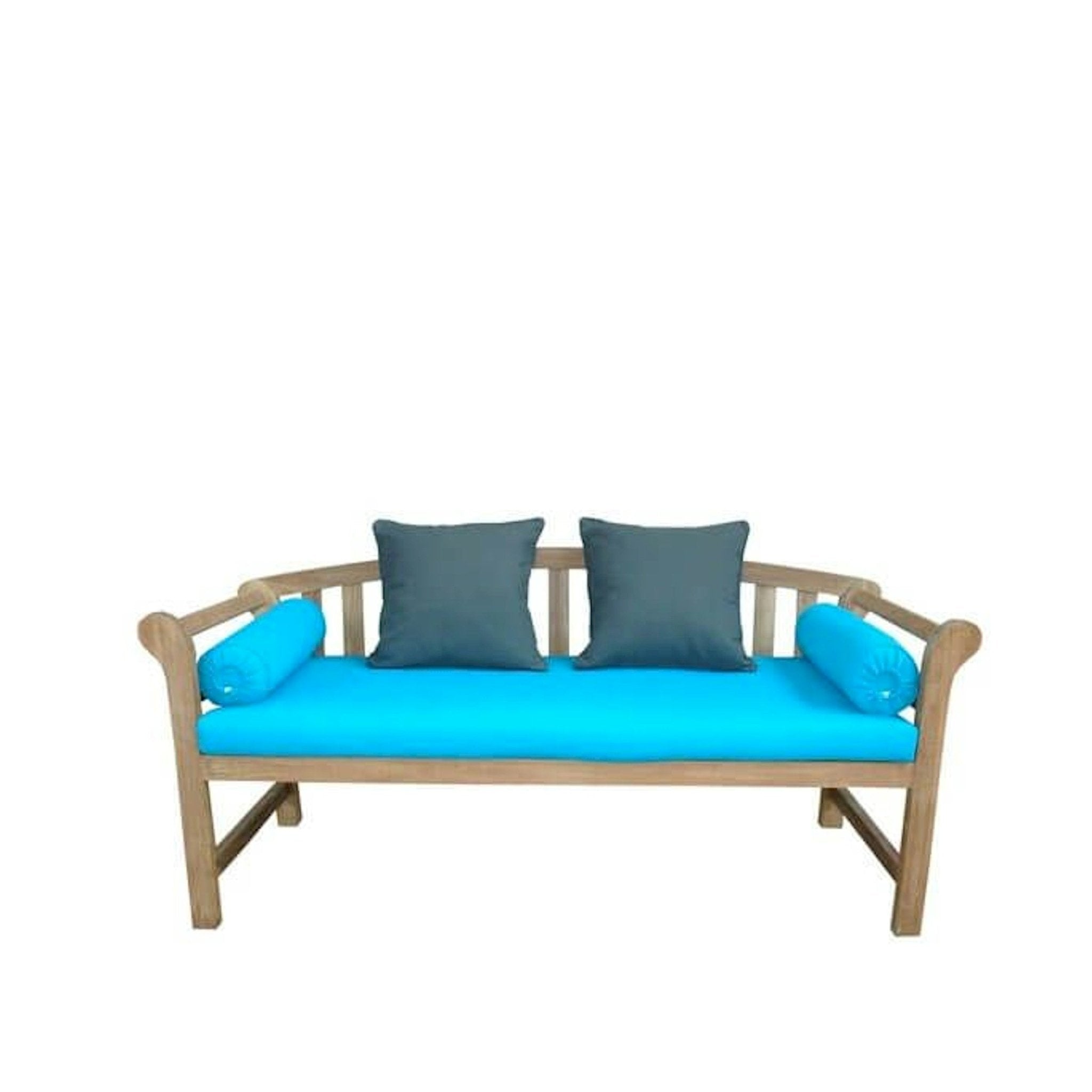Brisbane Deep Seating Bench – (Cast Slate/Bliss Smoke) by Anderson Teak