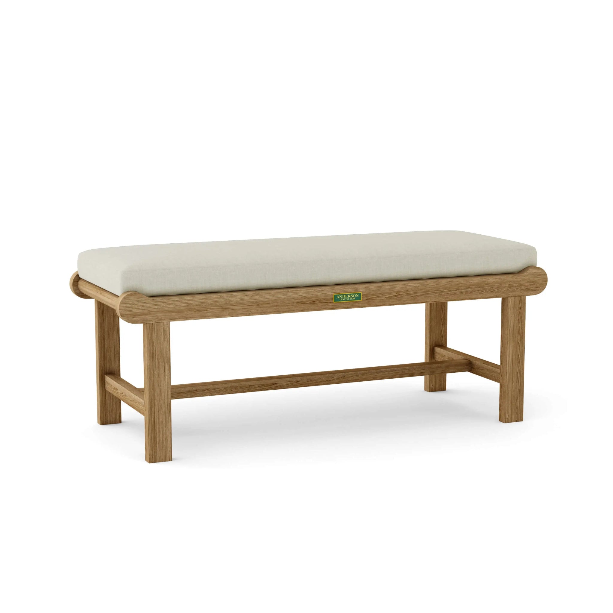 Cambridge 48" Backless Bench – Teak Bench (Natural) by Anderson Teak