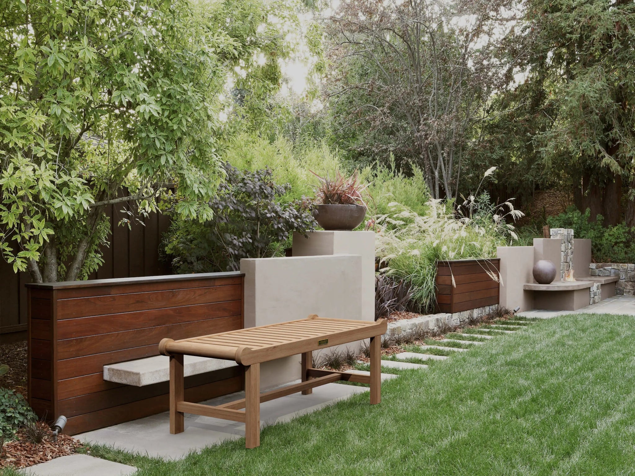 Cambridge 48" Backless Bench – Teak Bench (None) by Anderson Teak