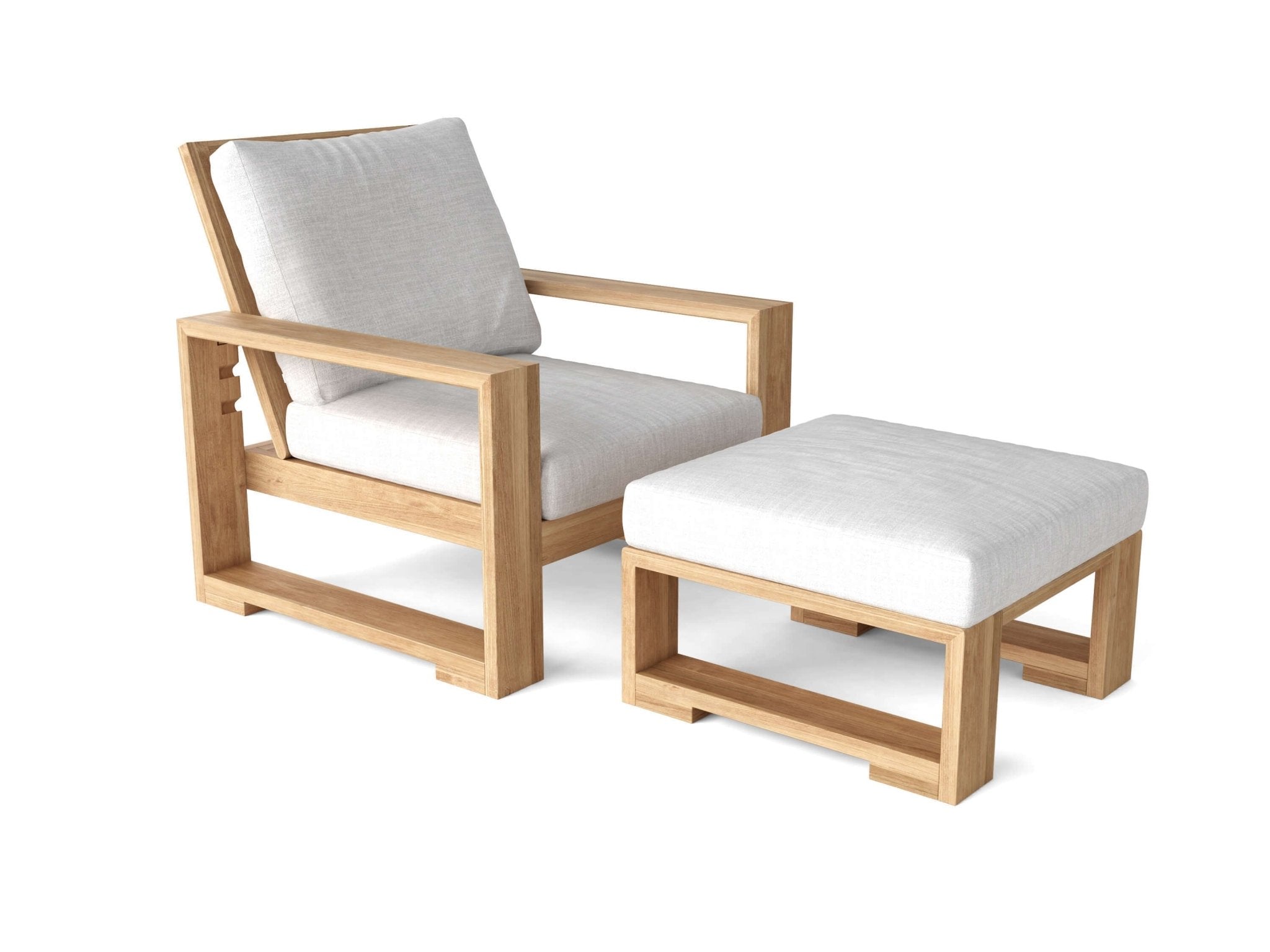 Capistrano 2 - pc Deep Seating Set – (Cast Slate) by Anderson Teak