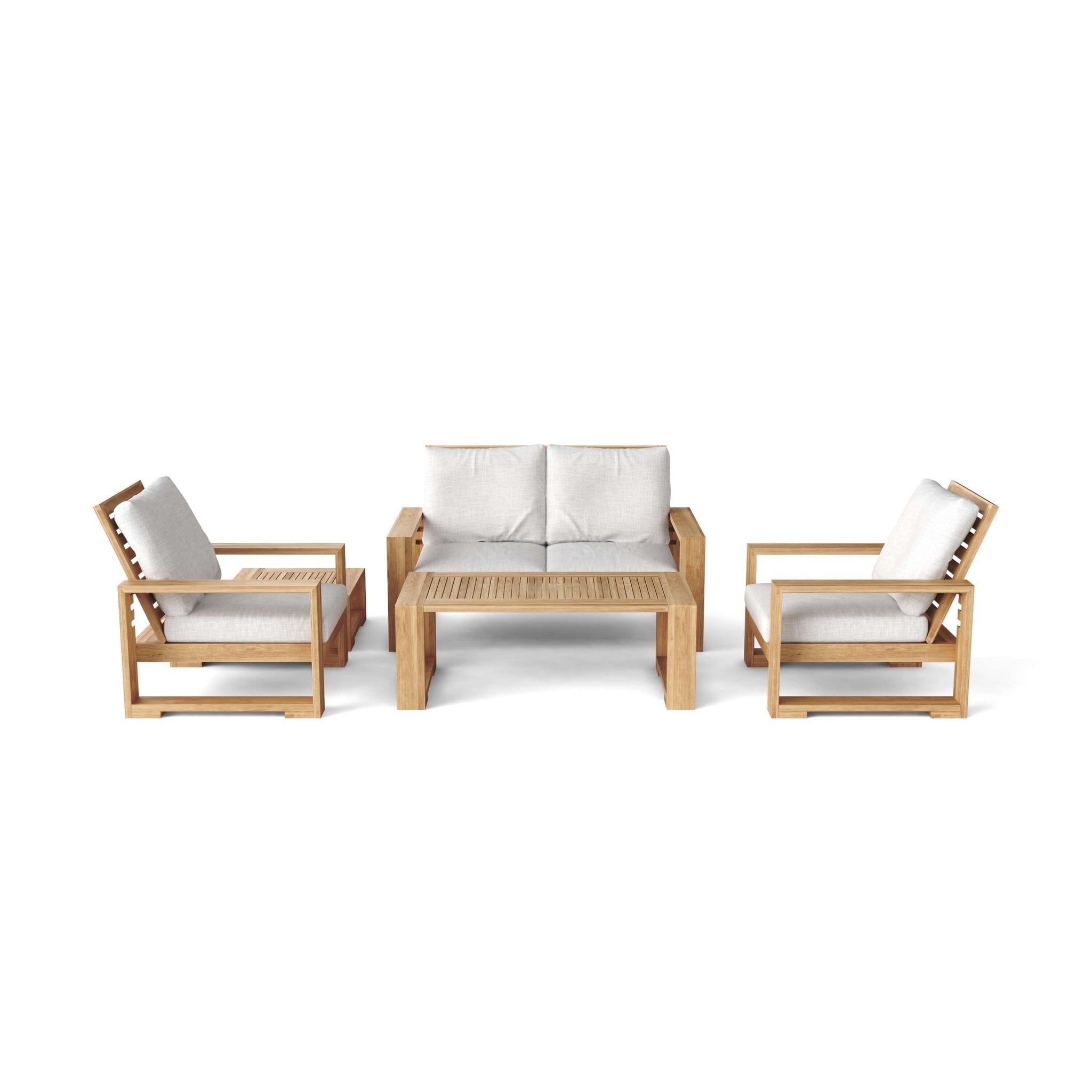 Capistrano 5 - pc Deep Seating Set – (Cast Slate) by Anderson Teak