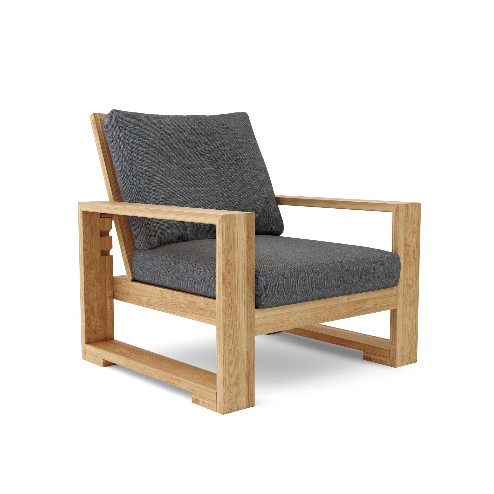 Capistrano Deep Seating Armchair – (Cast Charcoal) by Anderson Teak