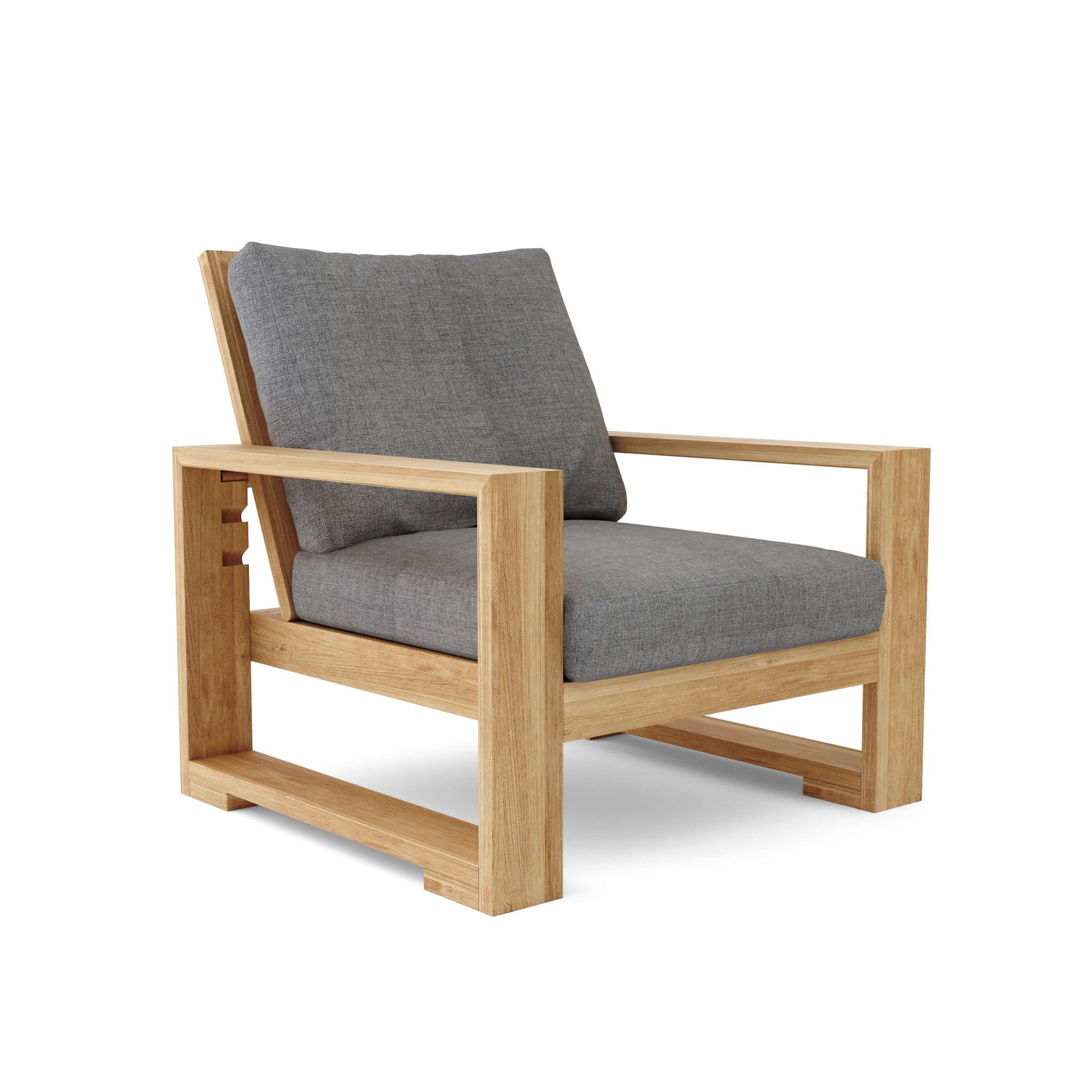 Capistrano Deep Seating Armchair – (Cast Slate/Bliss Smoke) by Anderson Teak