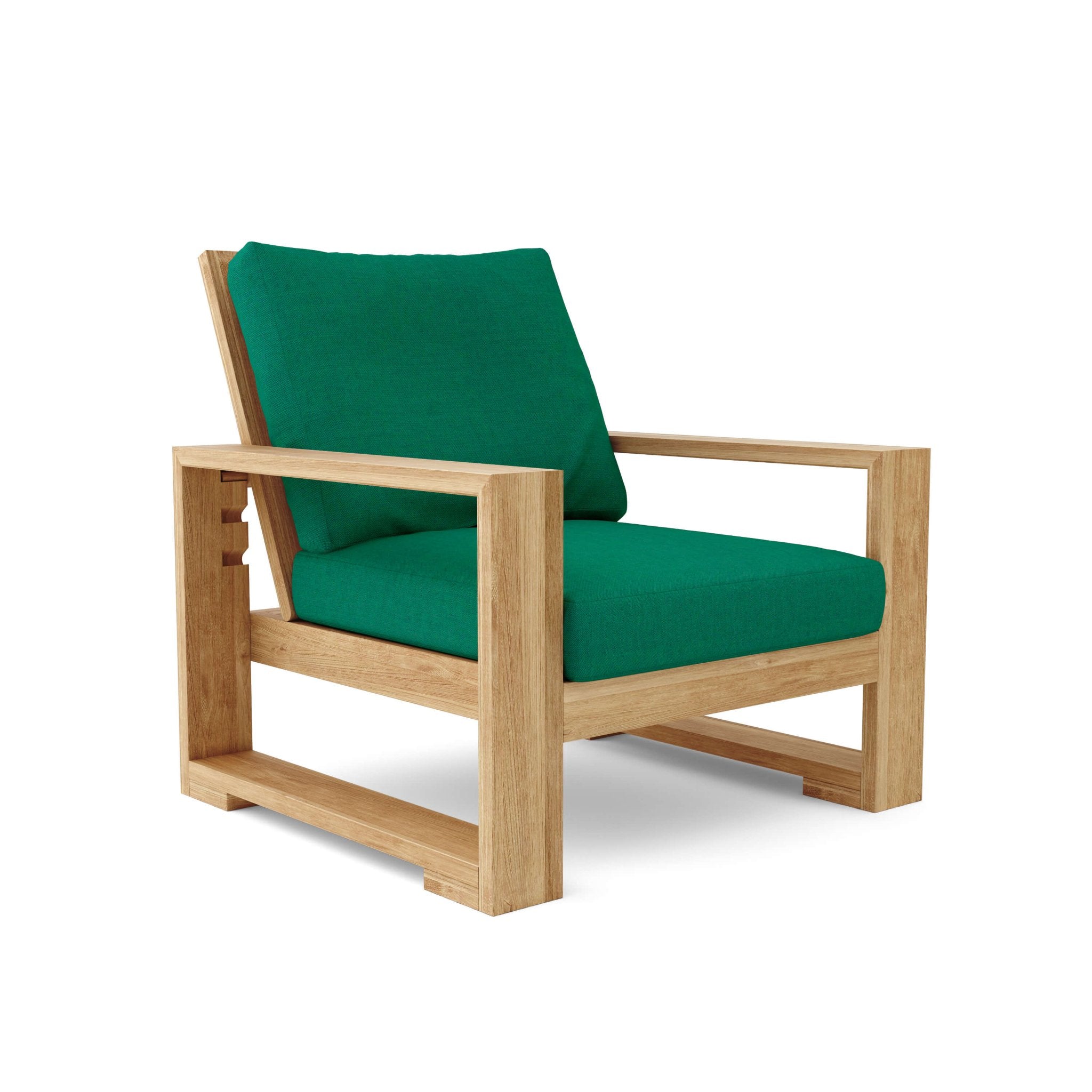 Capistrano Deep Seating Armchair – (Forest Green) by Anderson Teak