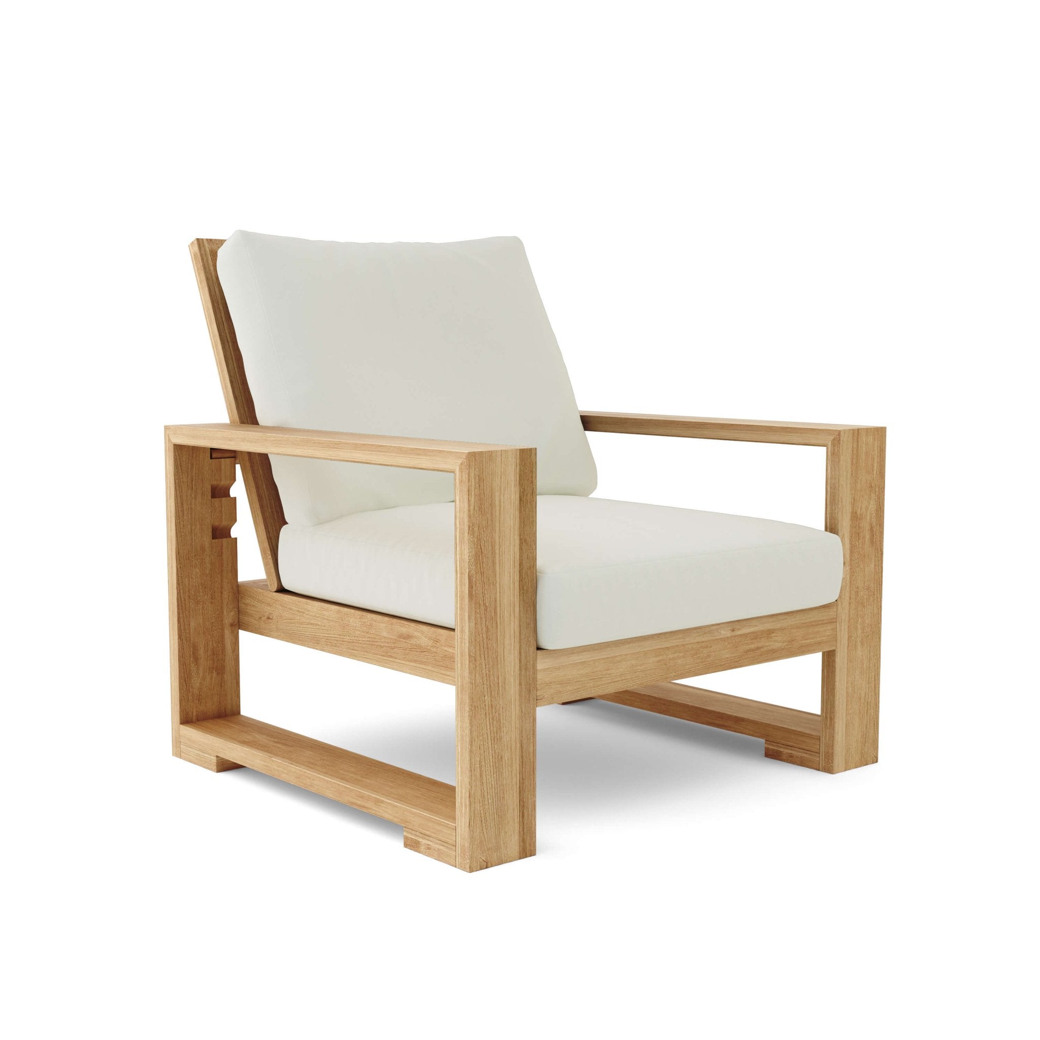 Capistrano Deep Seating Armchair – (Natural) by Anderson Teak