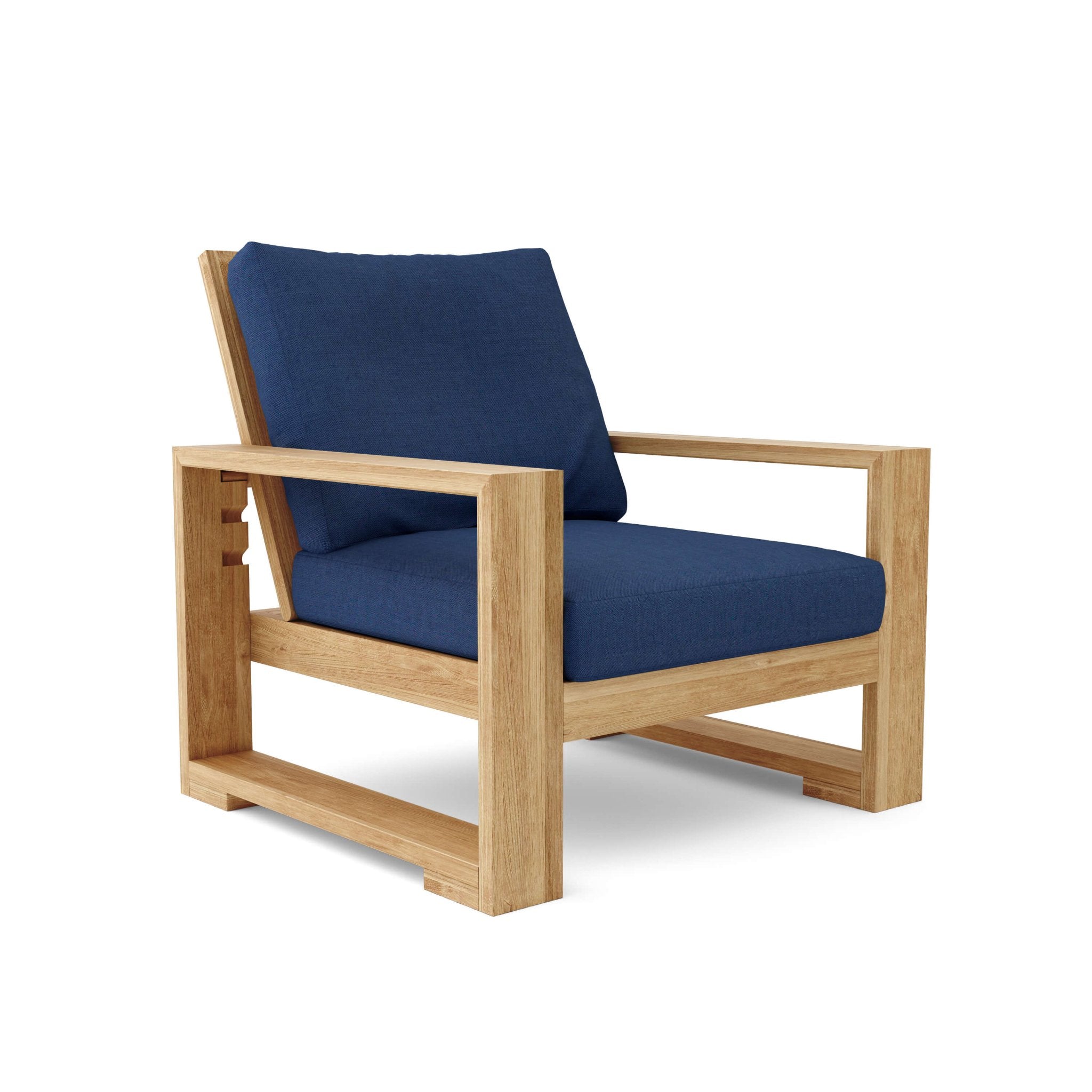 Capistrano Deep Seating Armchair – (Navy) by Anderson Teak