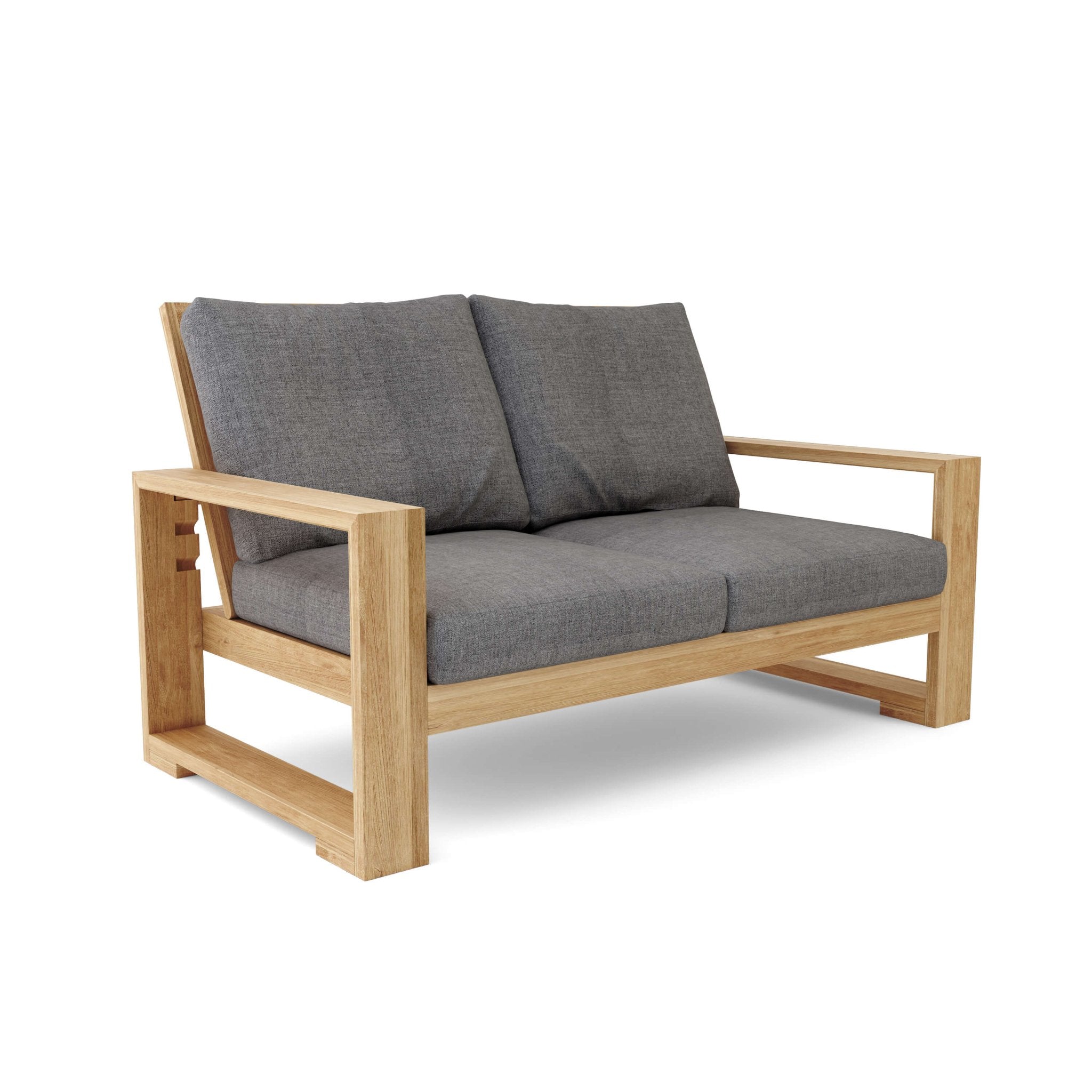 Capistrano Deep Seating Loveseat – (Cast Slate / Bliss Smoke) by Anderson Teak